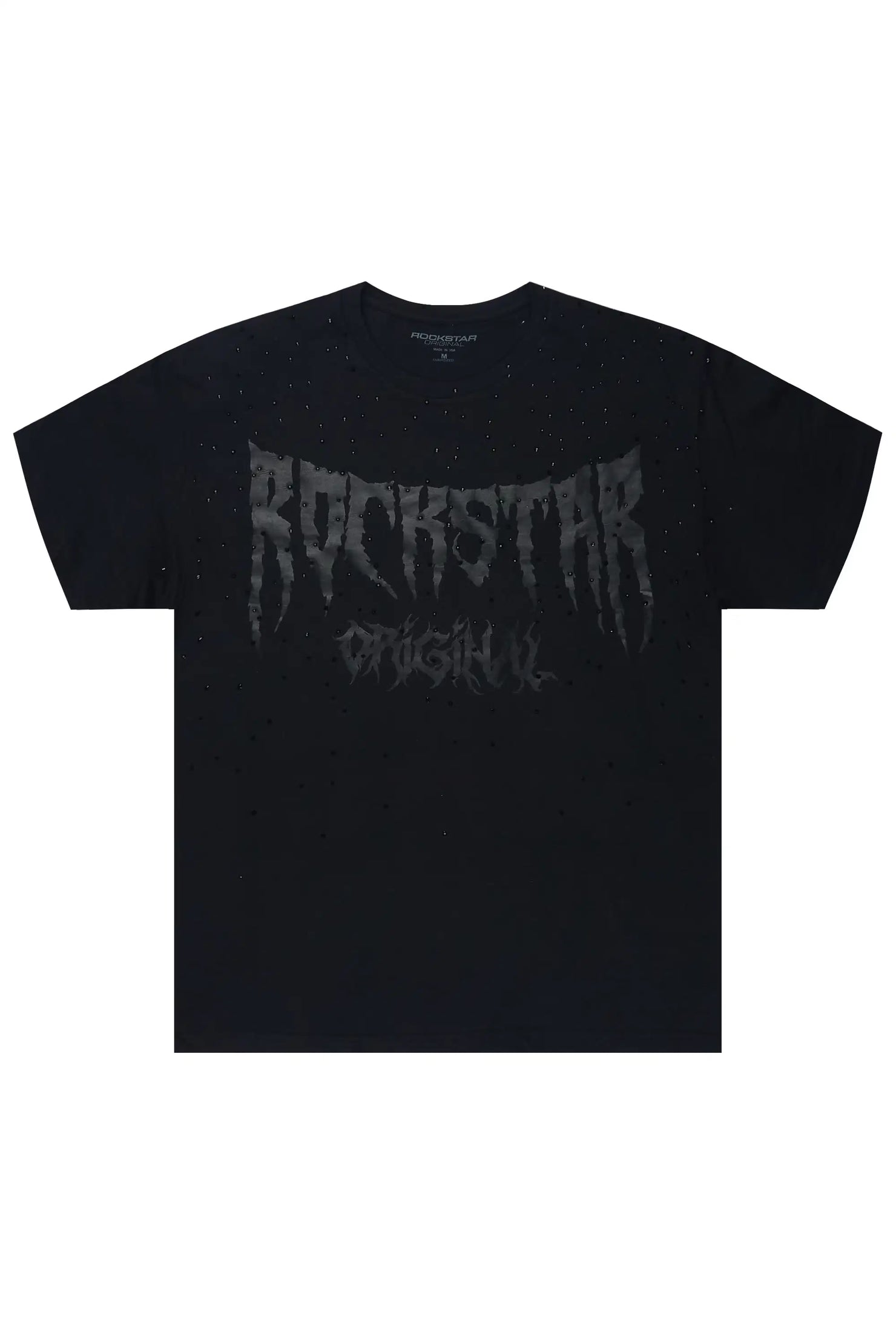 Andreas 2.0 Black Rhinestone T-Shirt