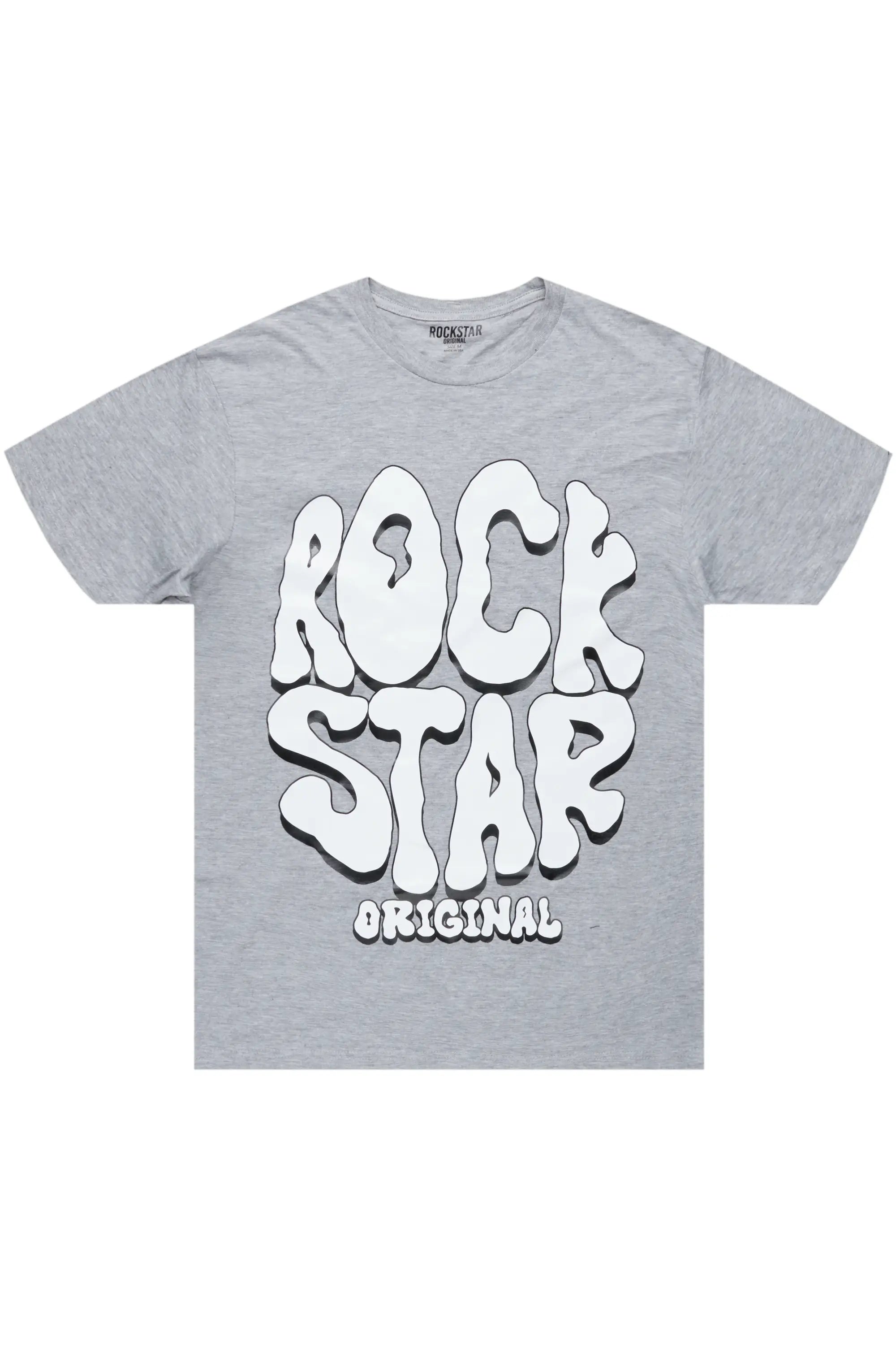 Warblen Grey Graphic T-Shirt