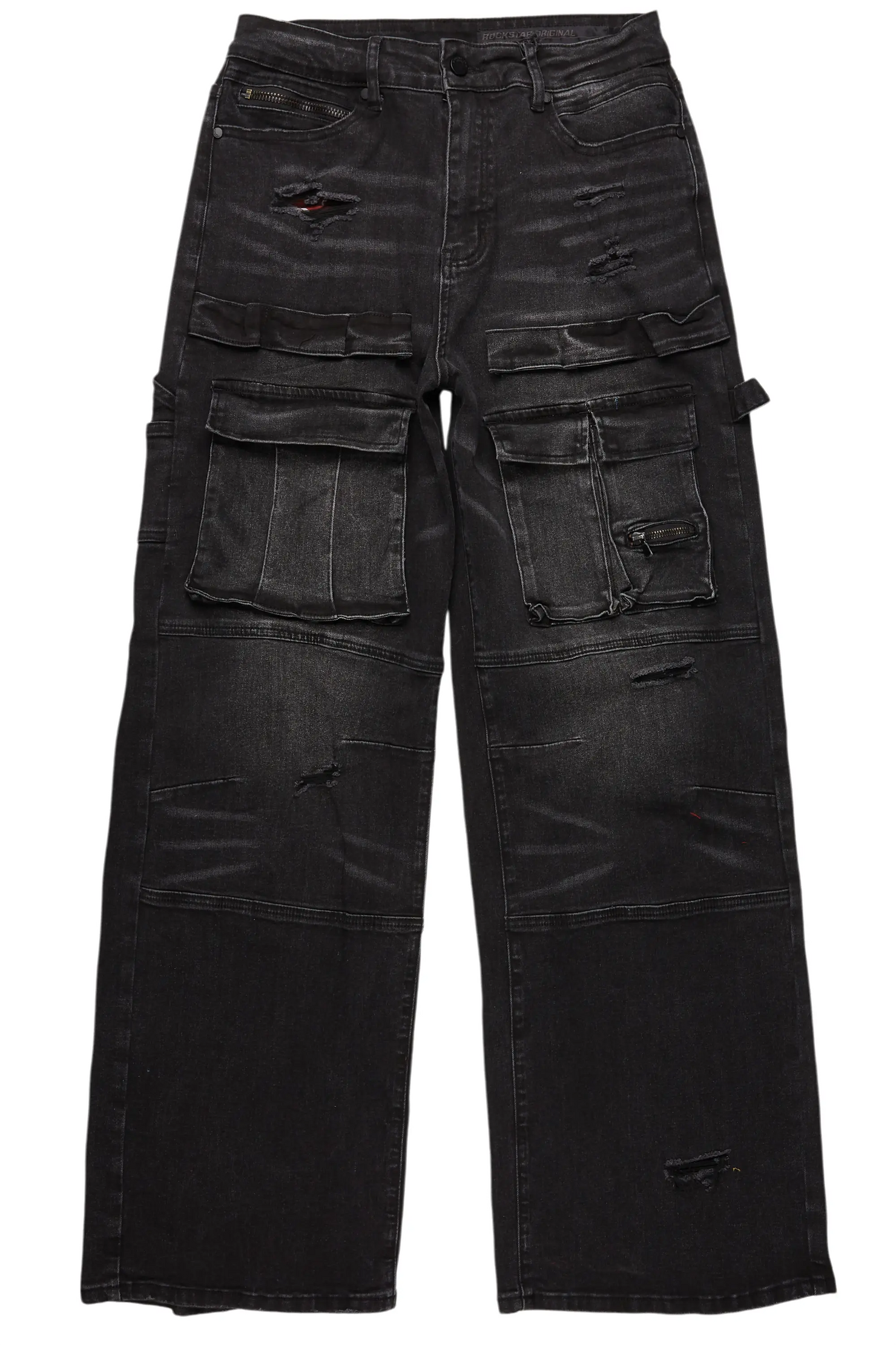 Burain Light Grey Baggy Fit Jean