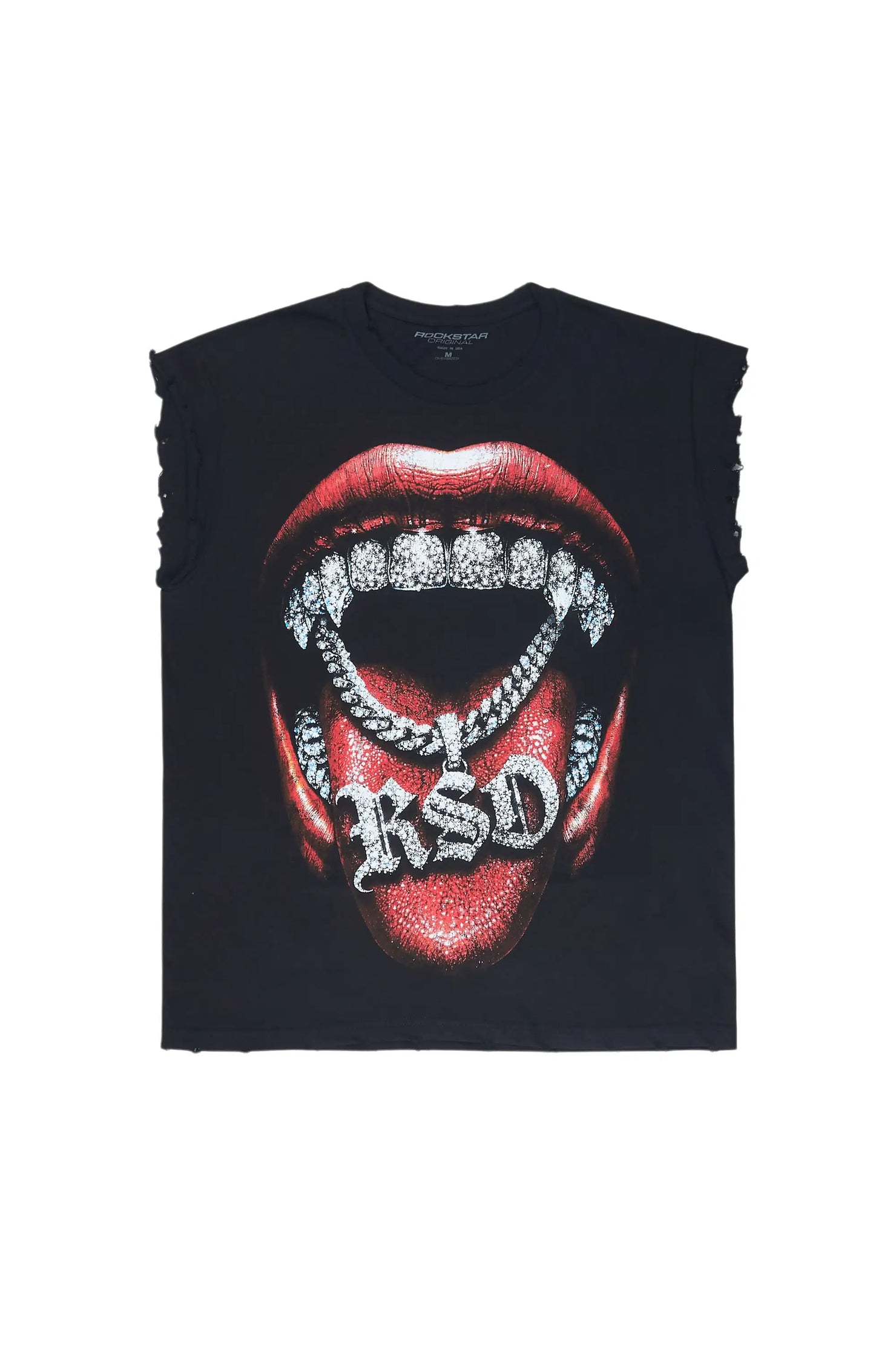 Noctis Black Cut off Tee