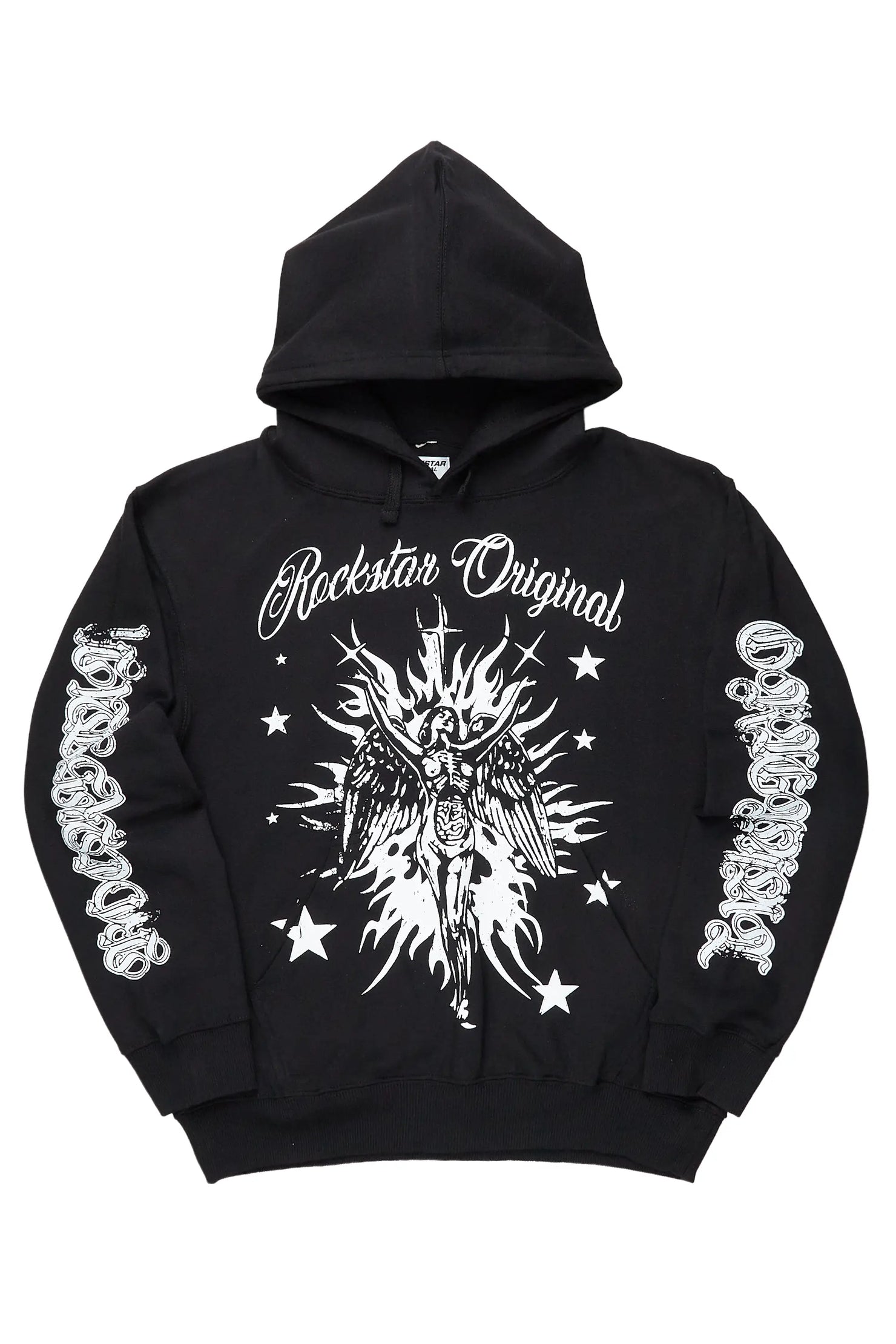 Mermaid Black Graphic Hoodie