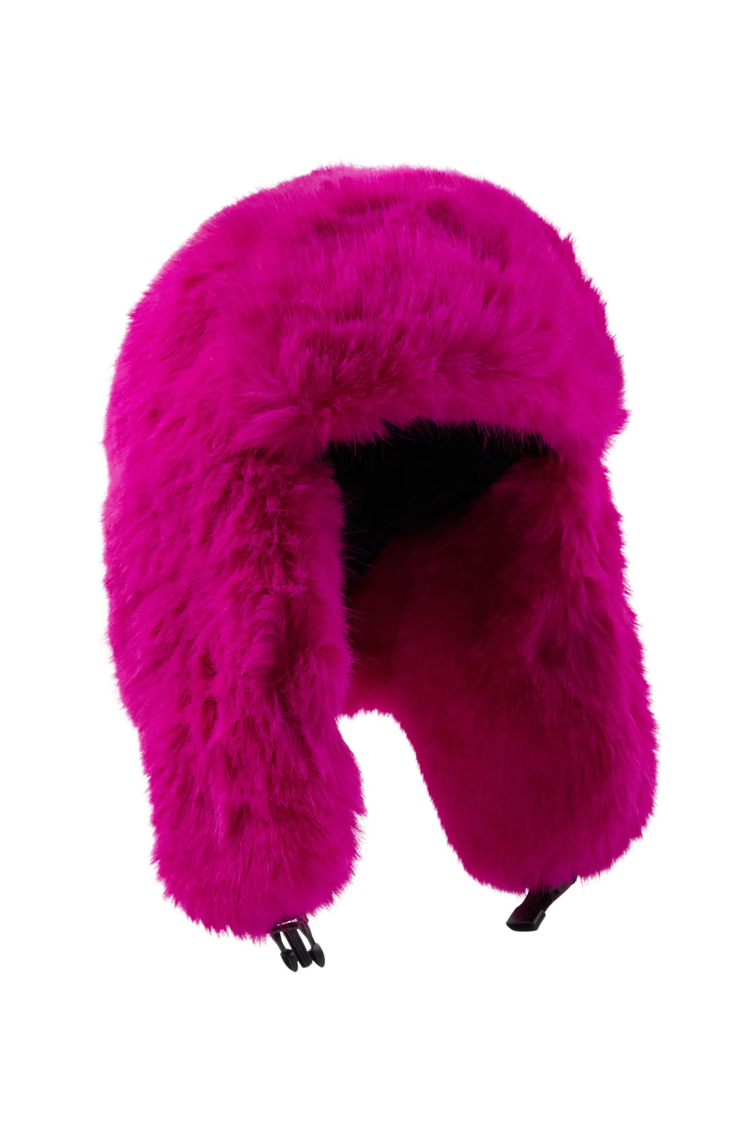 Ajaya Hot Pink Faux Fur Trapper Hat