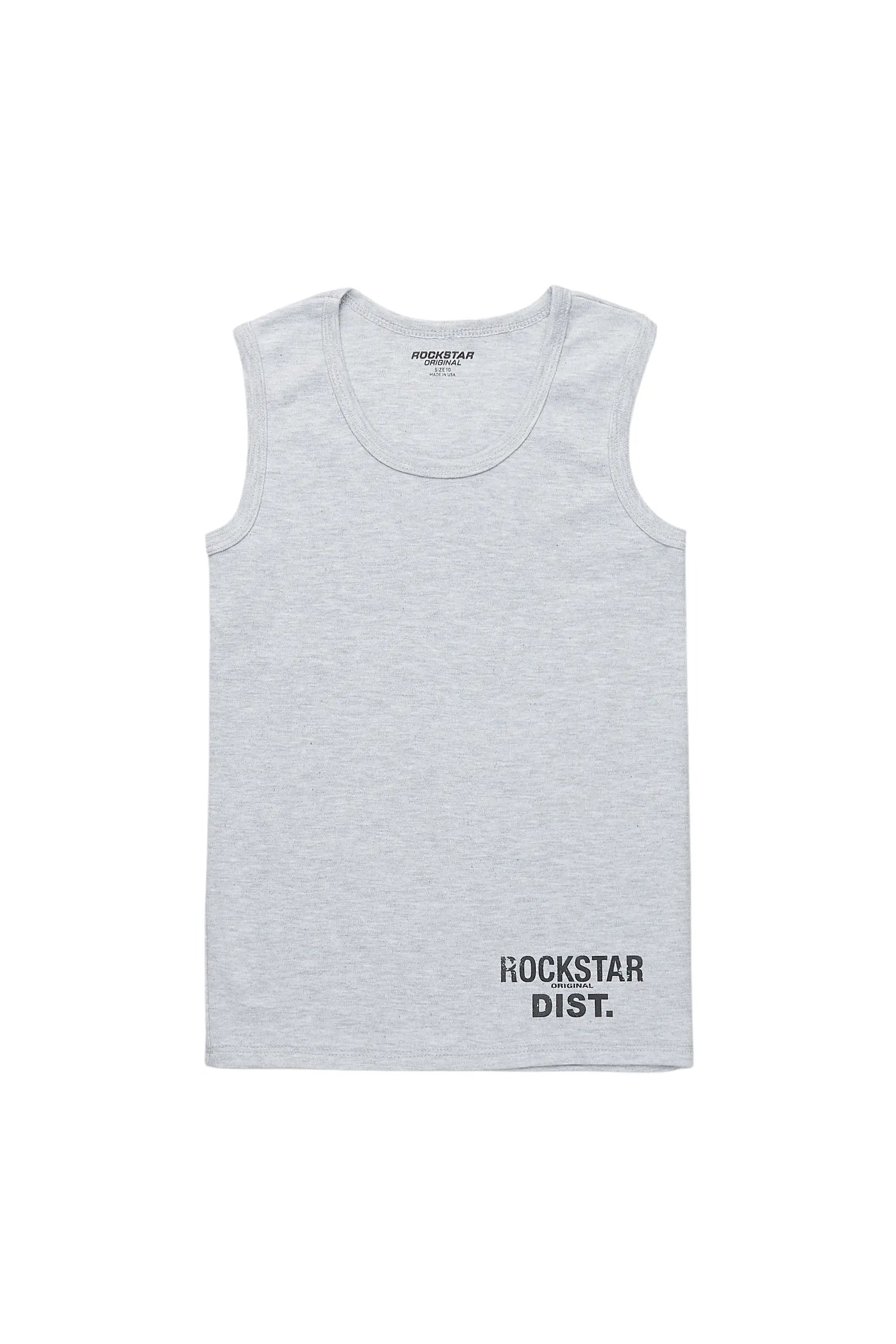 Boys Lake Heather Grey Tank Top