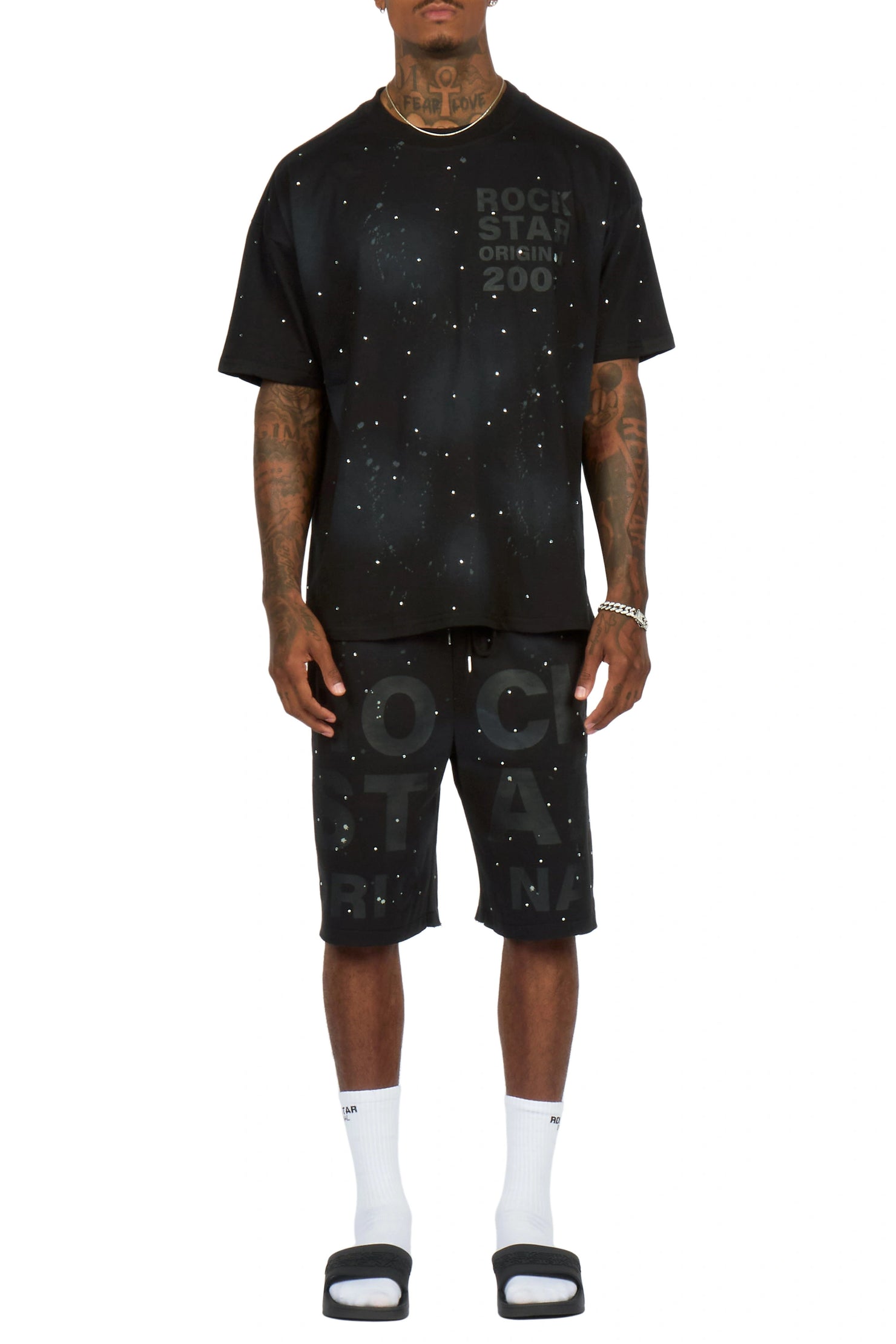 Eliso Black T-Shirt/Short Set