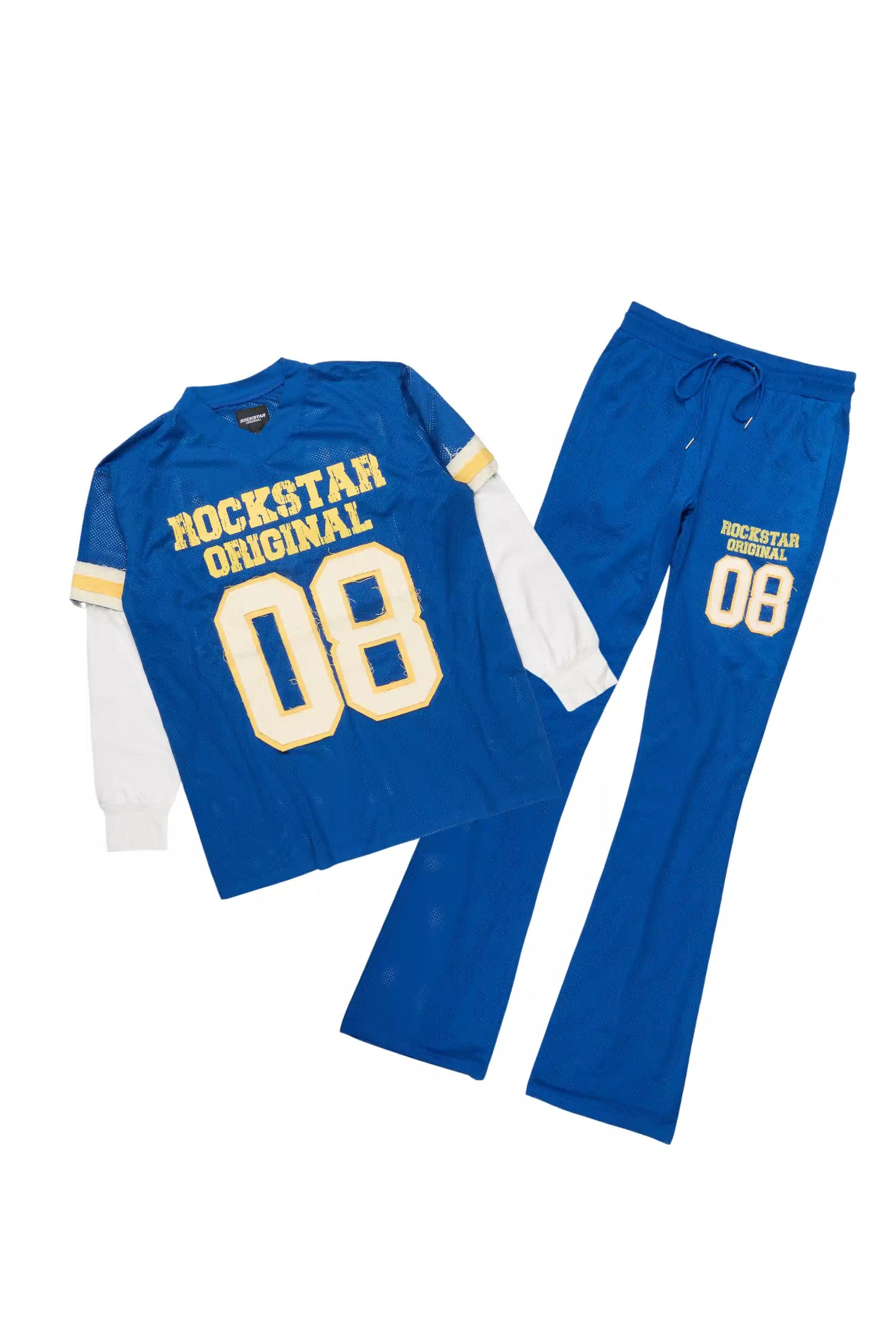 Deston Royal Double Layer T-Shirt/Baggy Pant Set