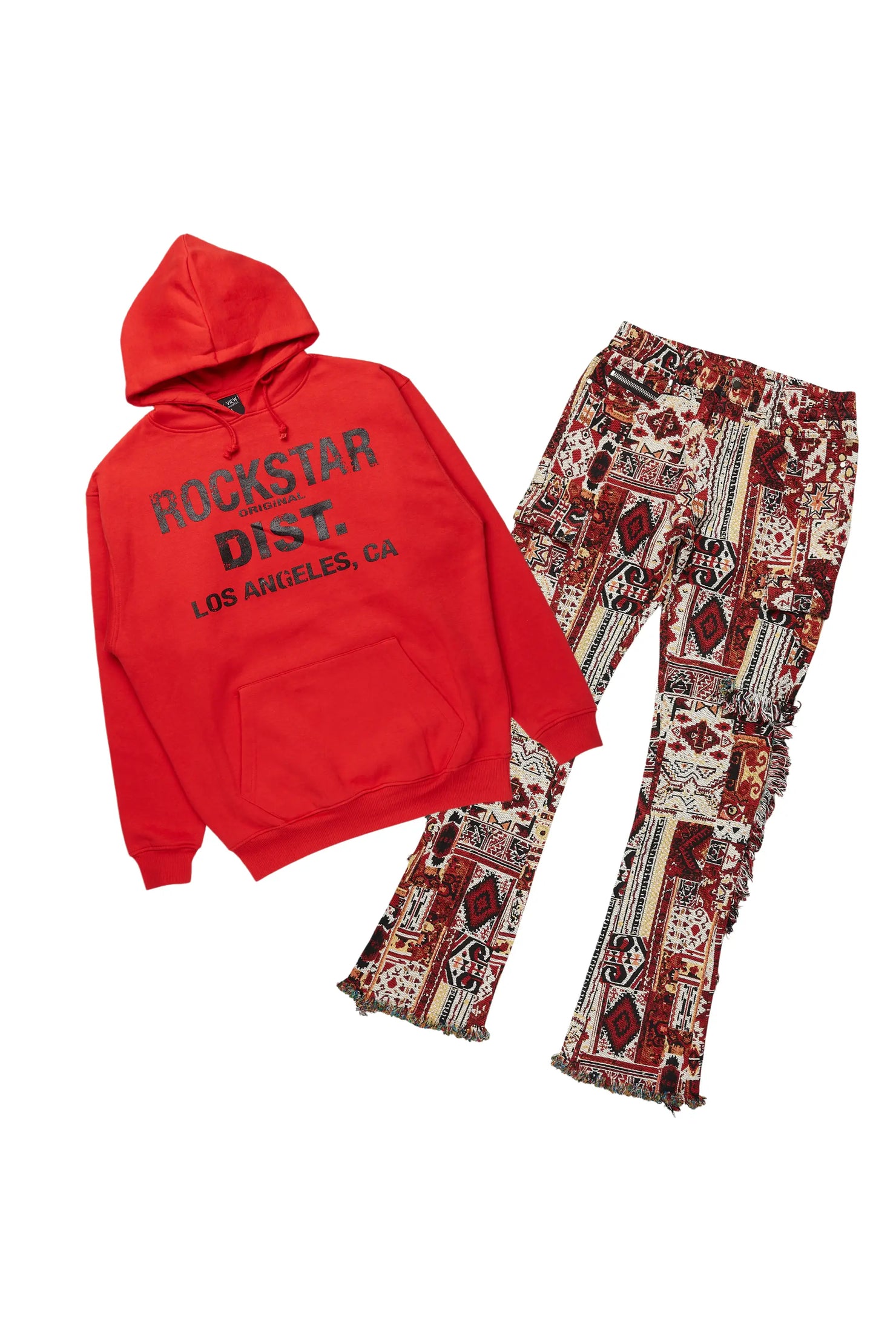 Lake Red/Black Hoodie/Tapestry Jean Bundle