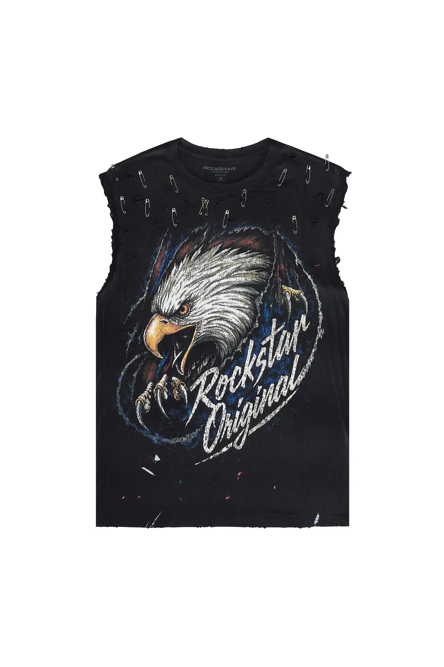 Kartal Black Oversized Cut Sleeve T-Shirt