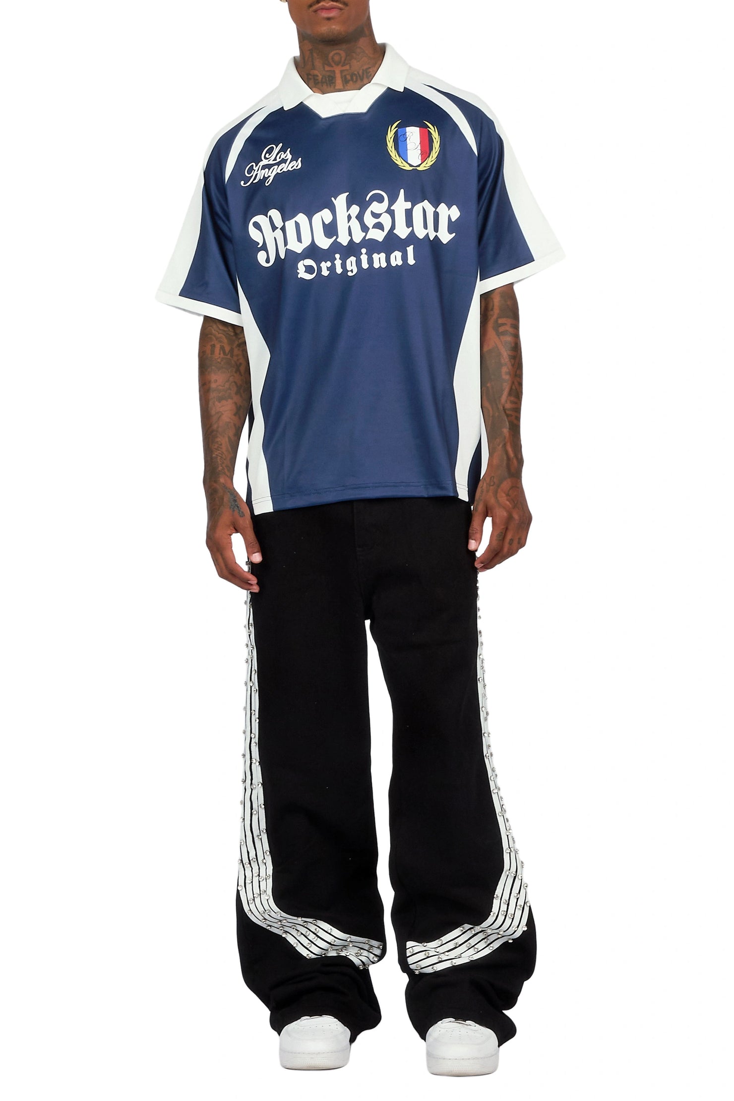 Zayven Black Baggy Fit Jean