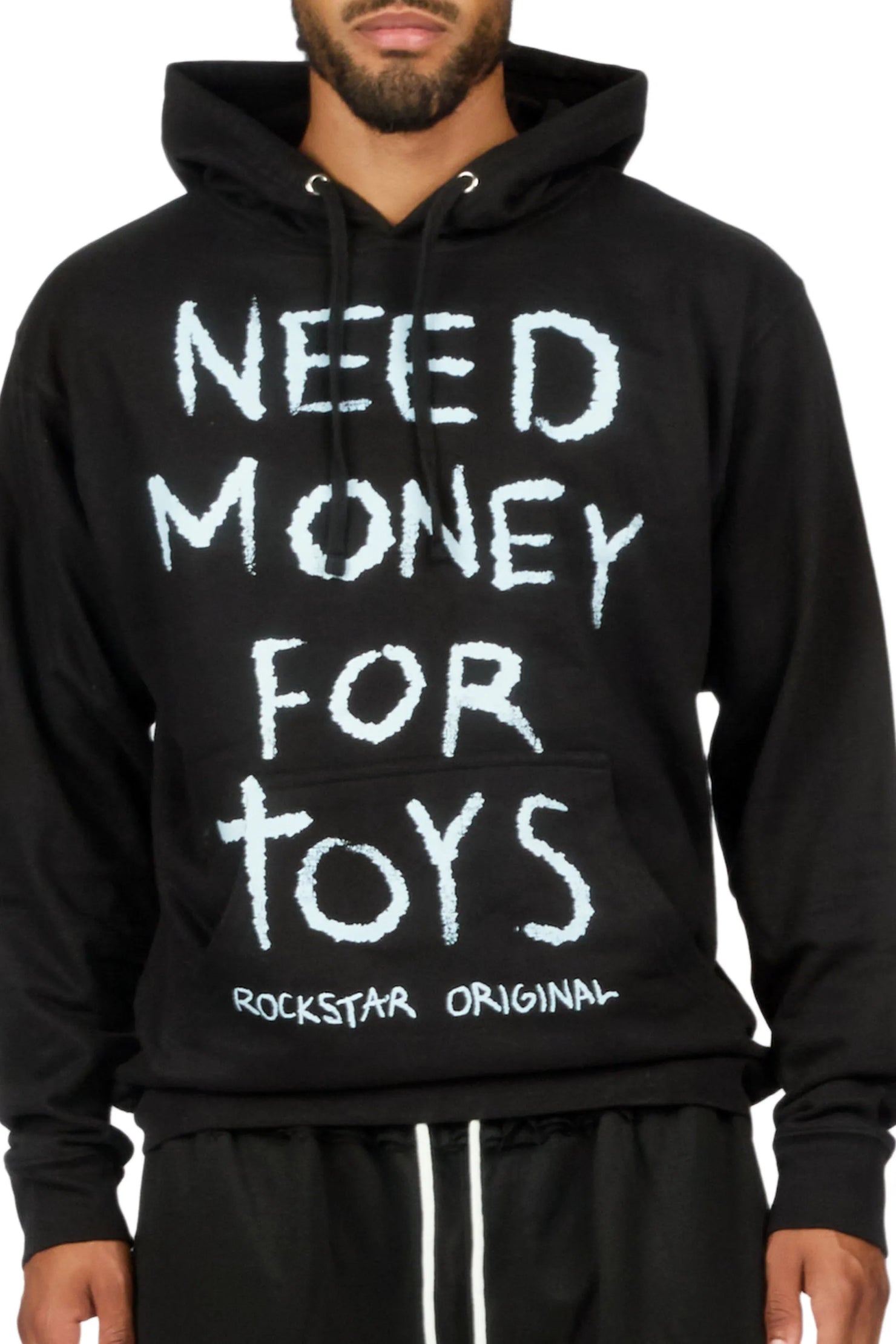 M4 Toys Black/White Graphic Hoodie