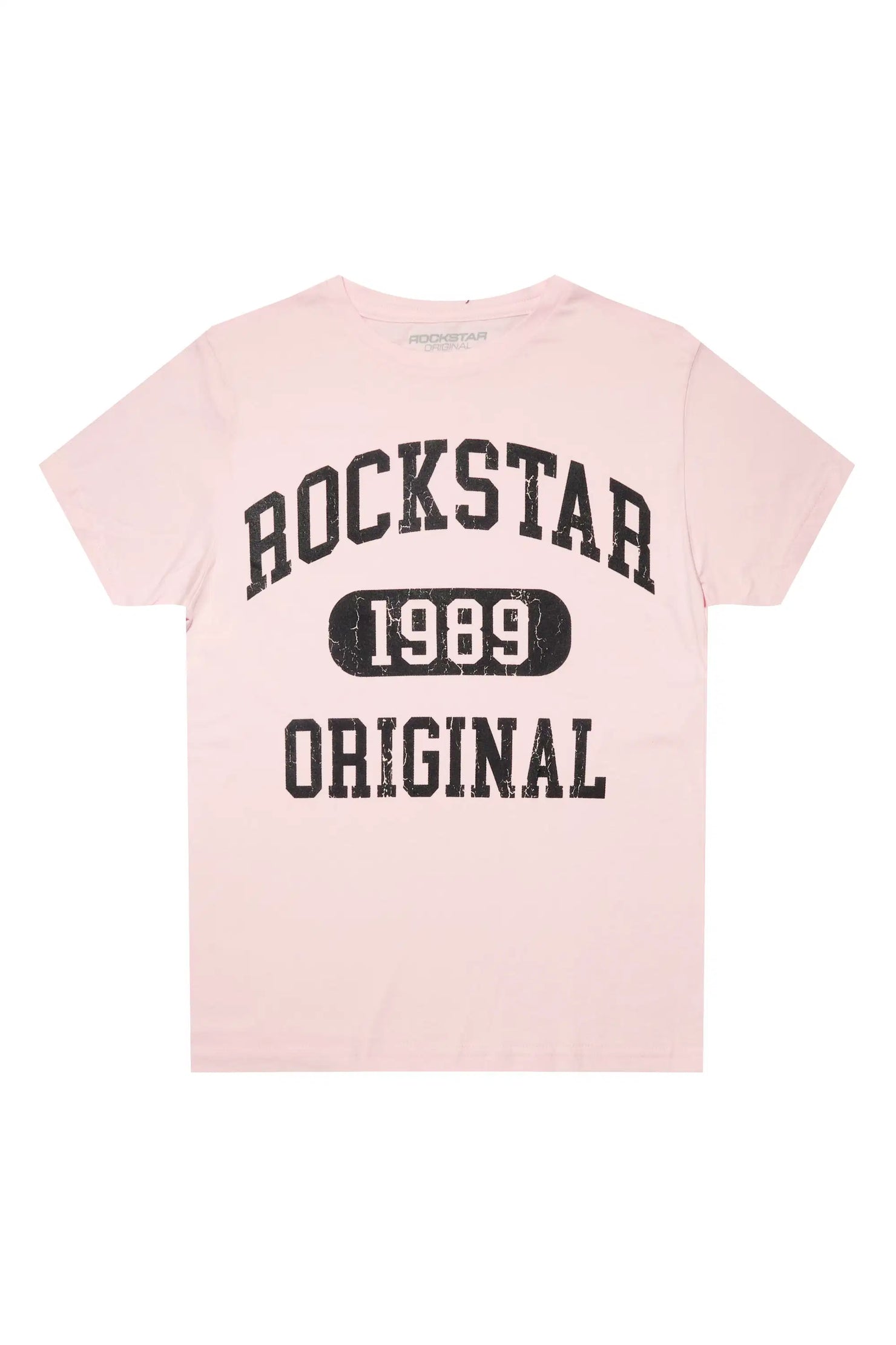 Girls Members Pink/Black Graphic T-Shirt
