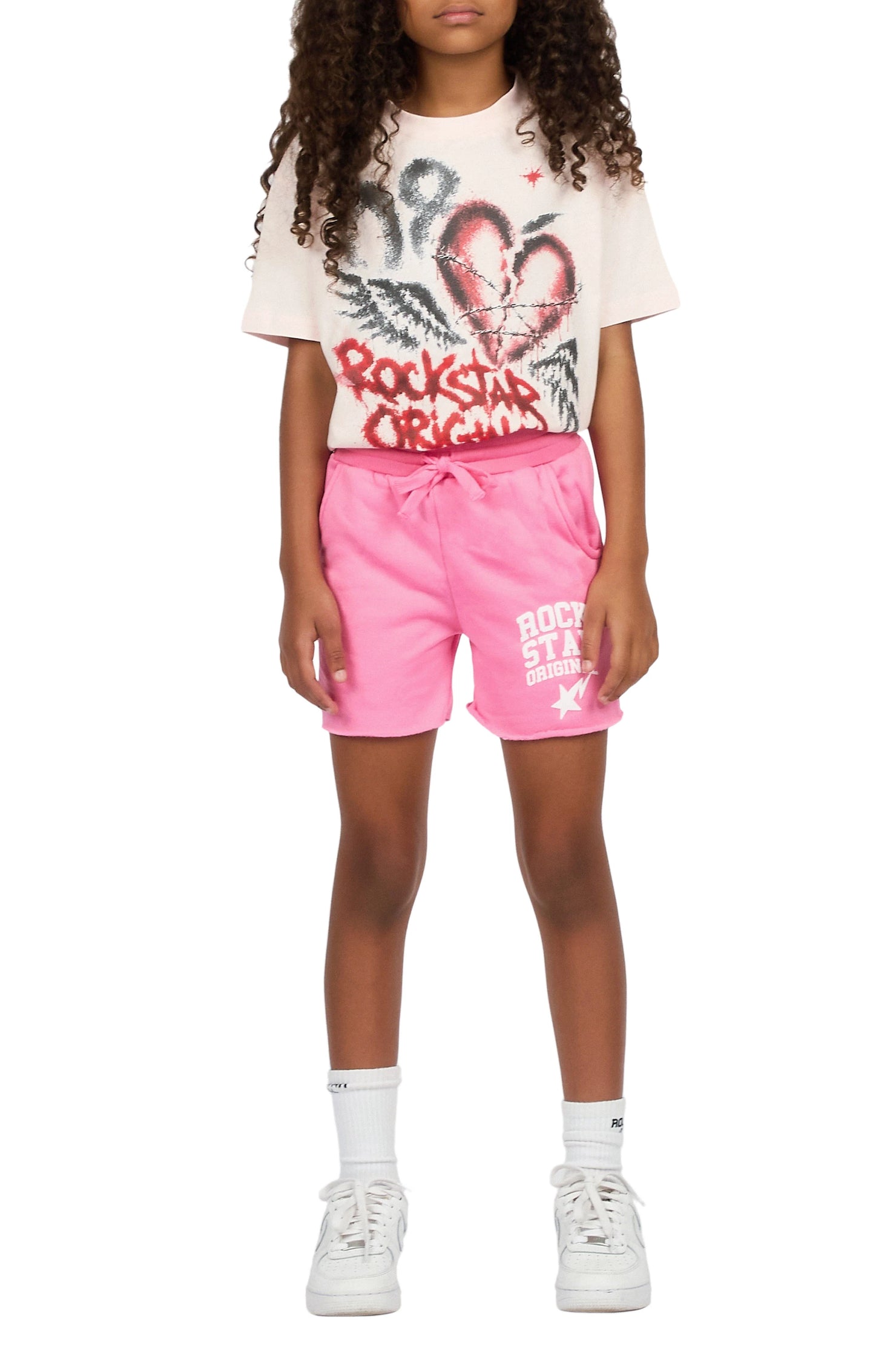 Girls Gerrit Bubblegum Fleece Short