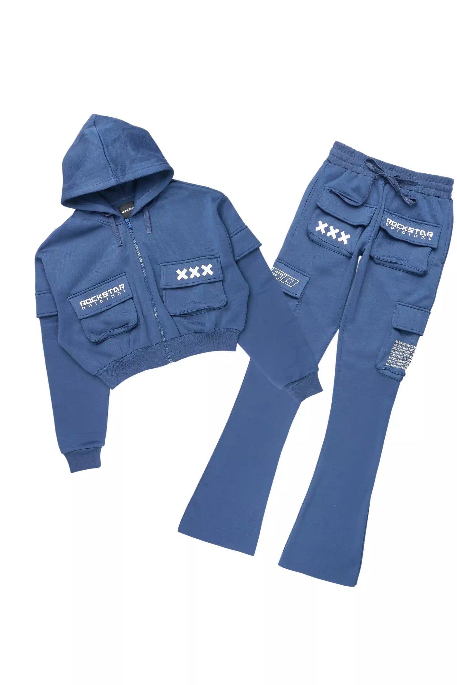 Natanya Navy Cargo Stacked Trackset