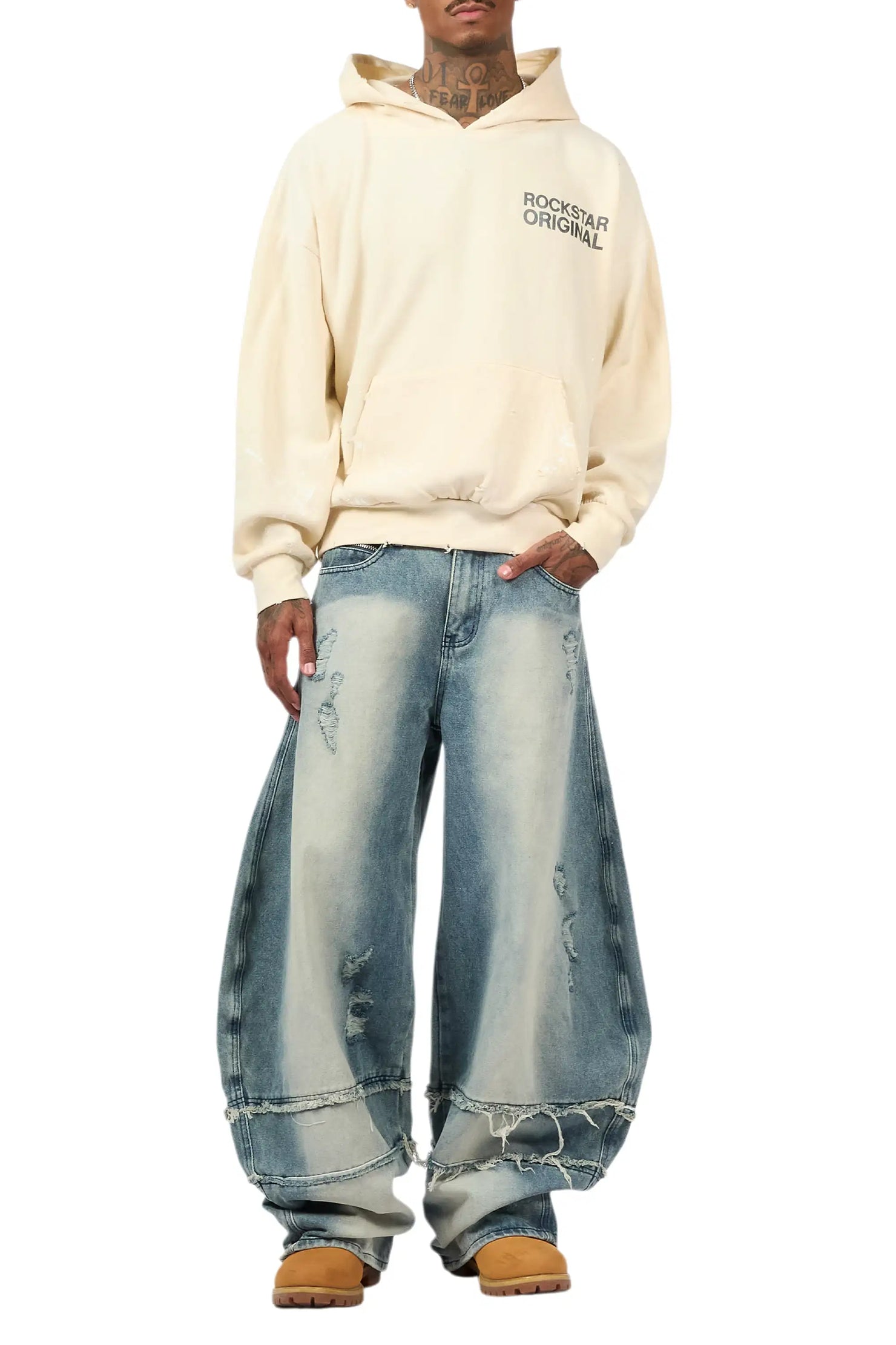 Novacane Blue Barrel Fit Jean