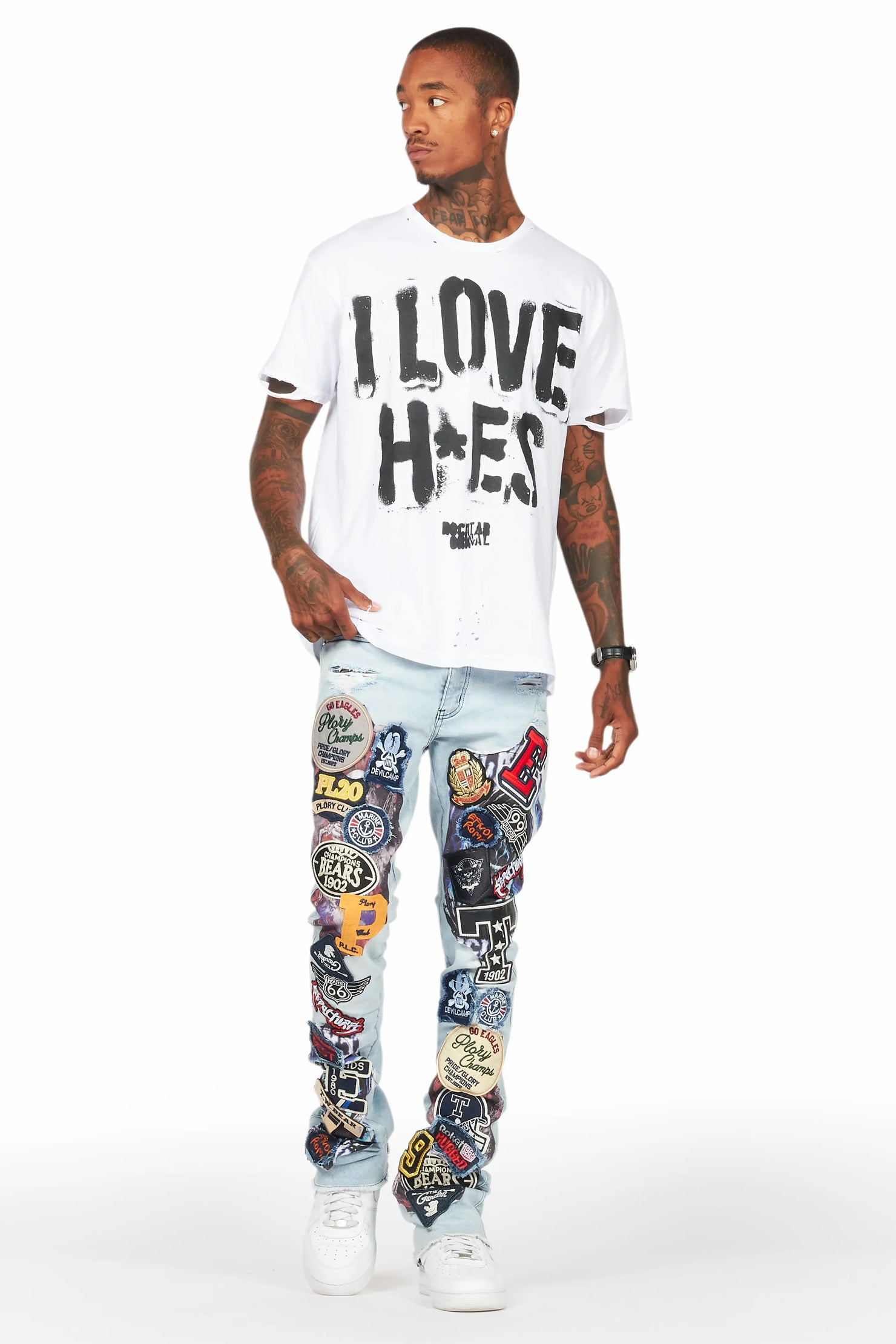 Banyan White Graphic Oversized T-Shirt