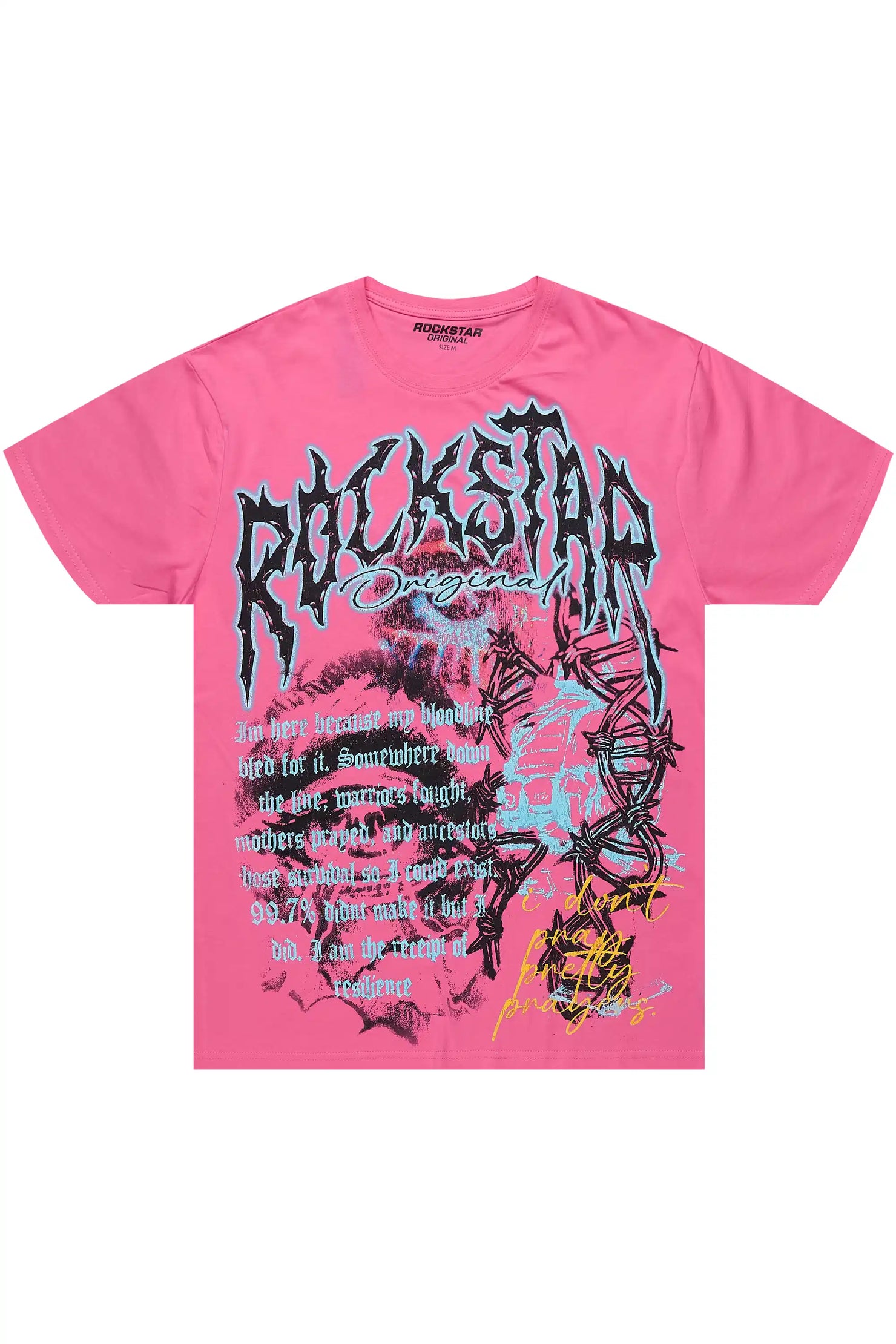 Terrina Pink Graphic Short Sleeve Tee