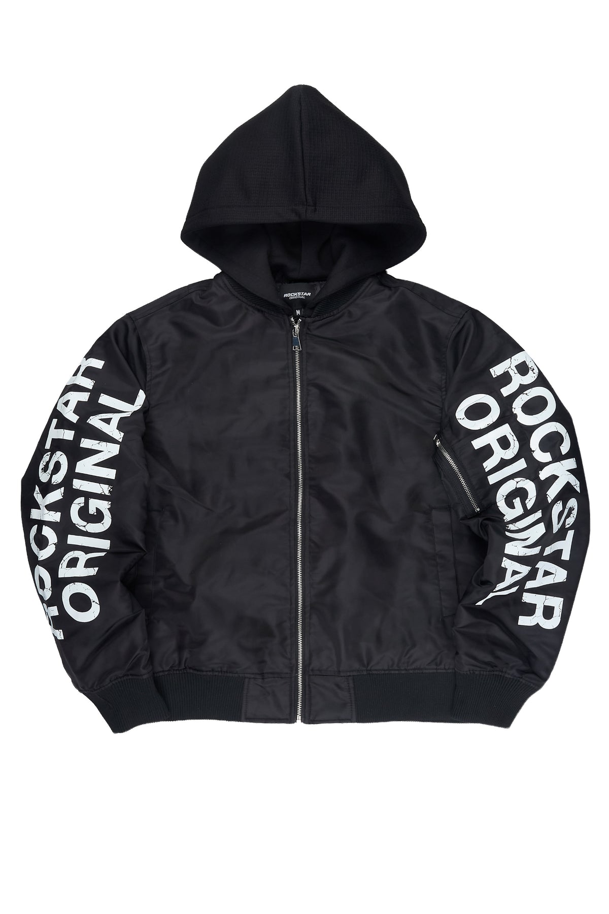 Genneine Black Bomber Jacket