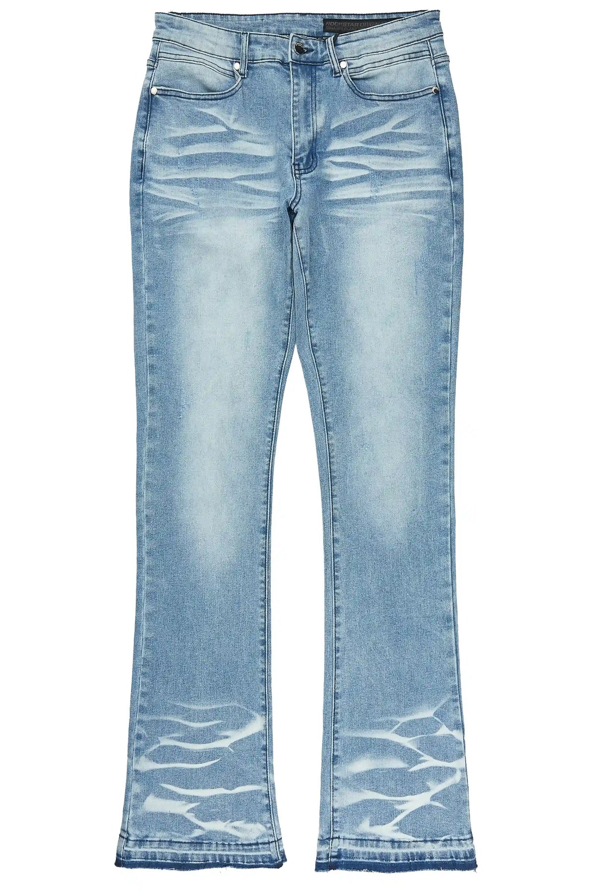 Stower Medium Blue Stacked Jean