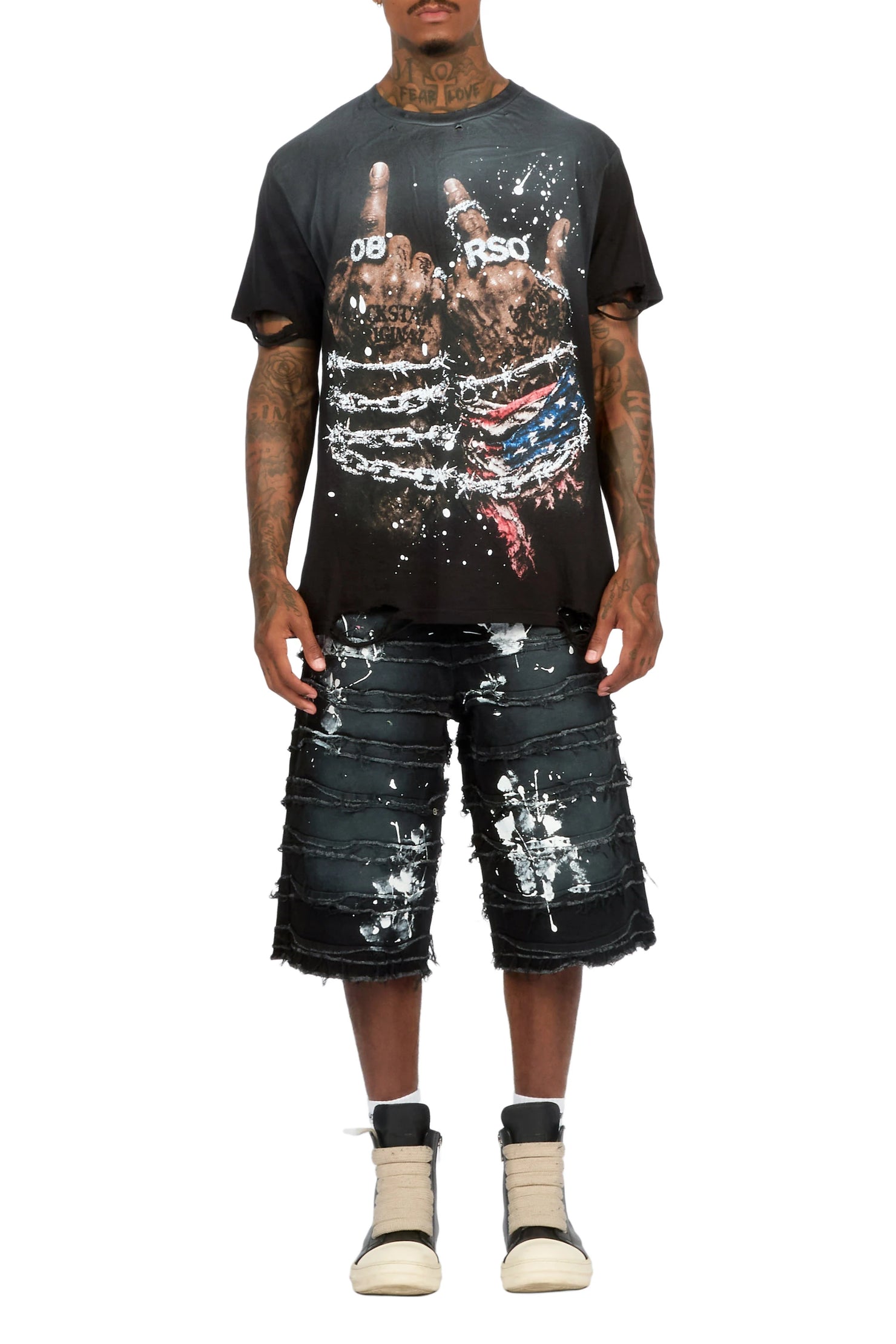 Garson Black Painter Jort