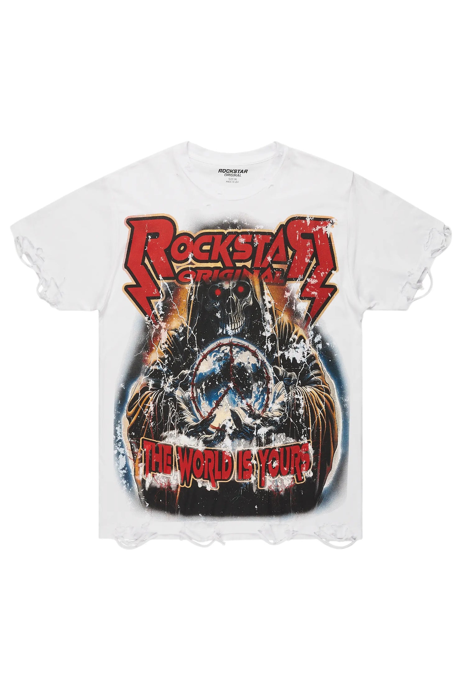 Lucian White Graphic T-Shirt