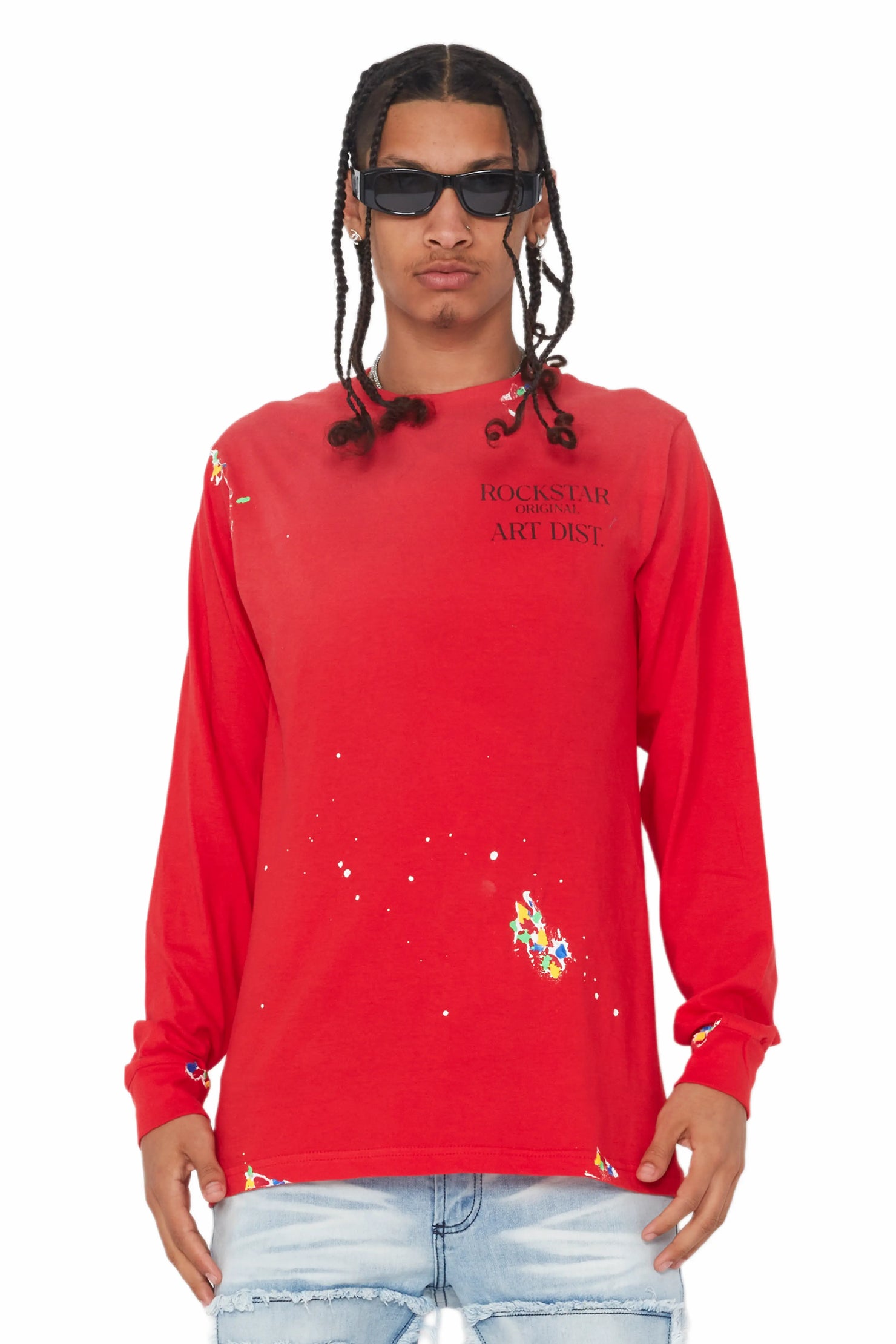 Palmer Red Long Sleeve T-Shirt
