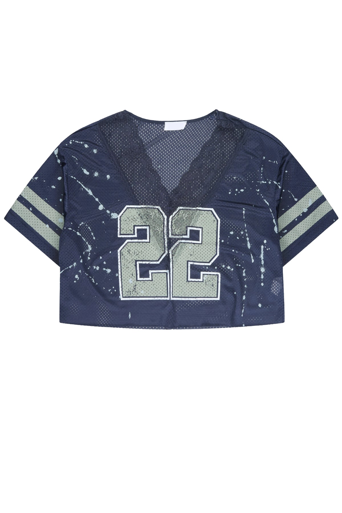 Sybrina Navy Painted Jersey
