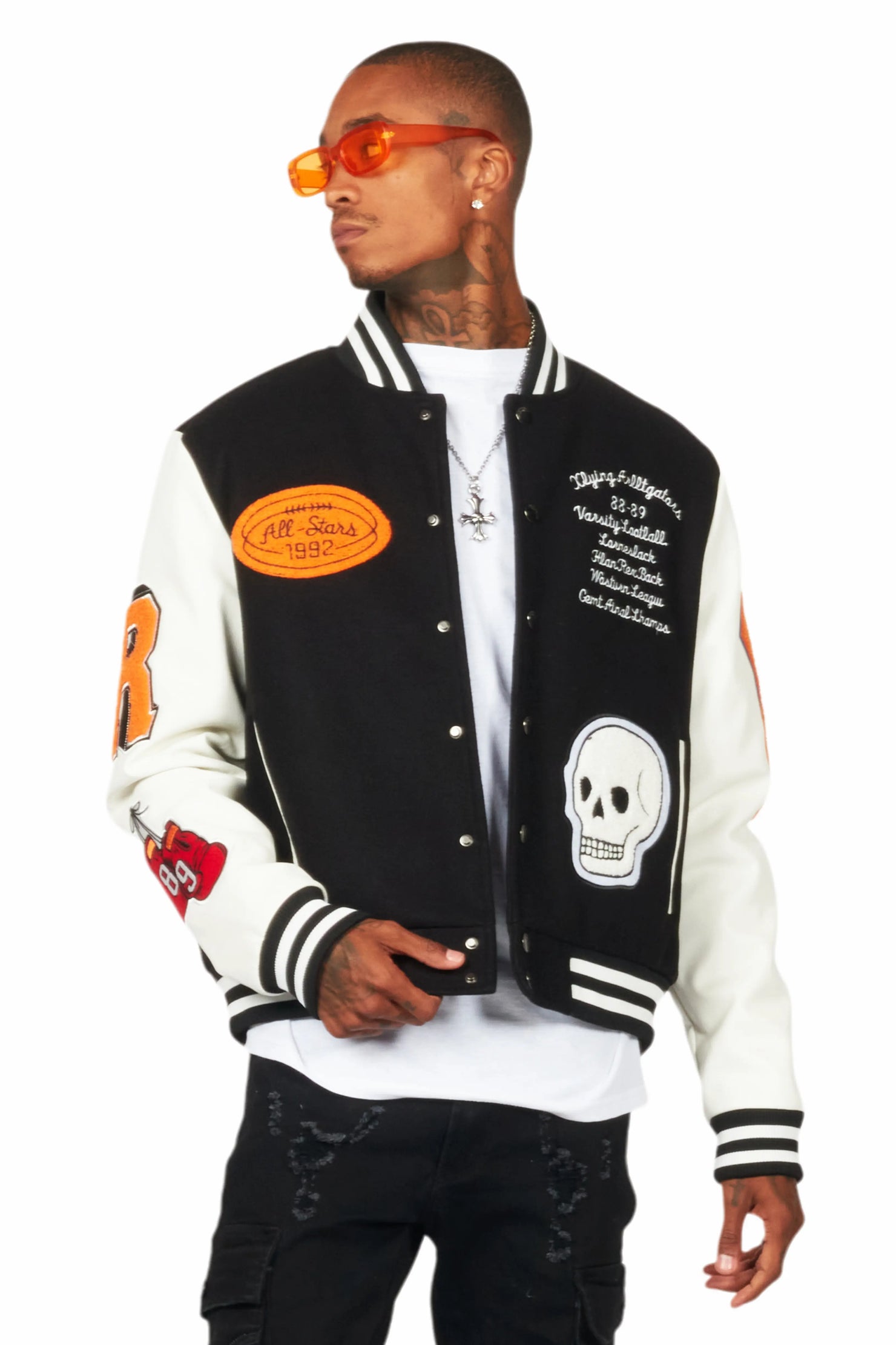 Eisen Black Varsity Jacket