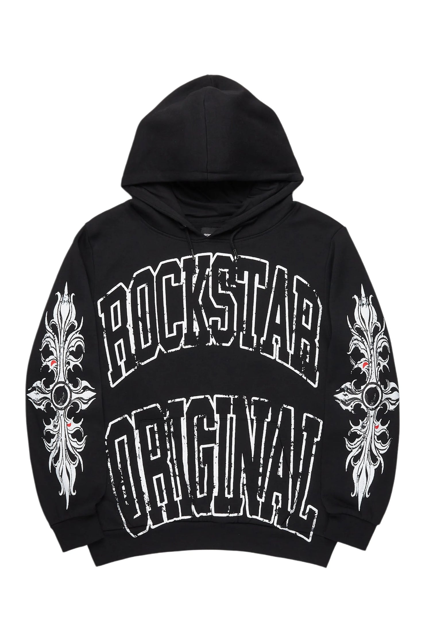 Akio Black Graphic Hoodie