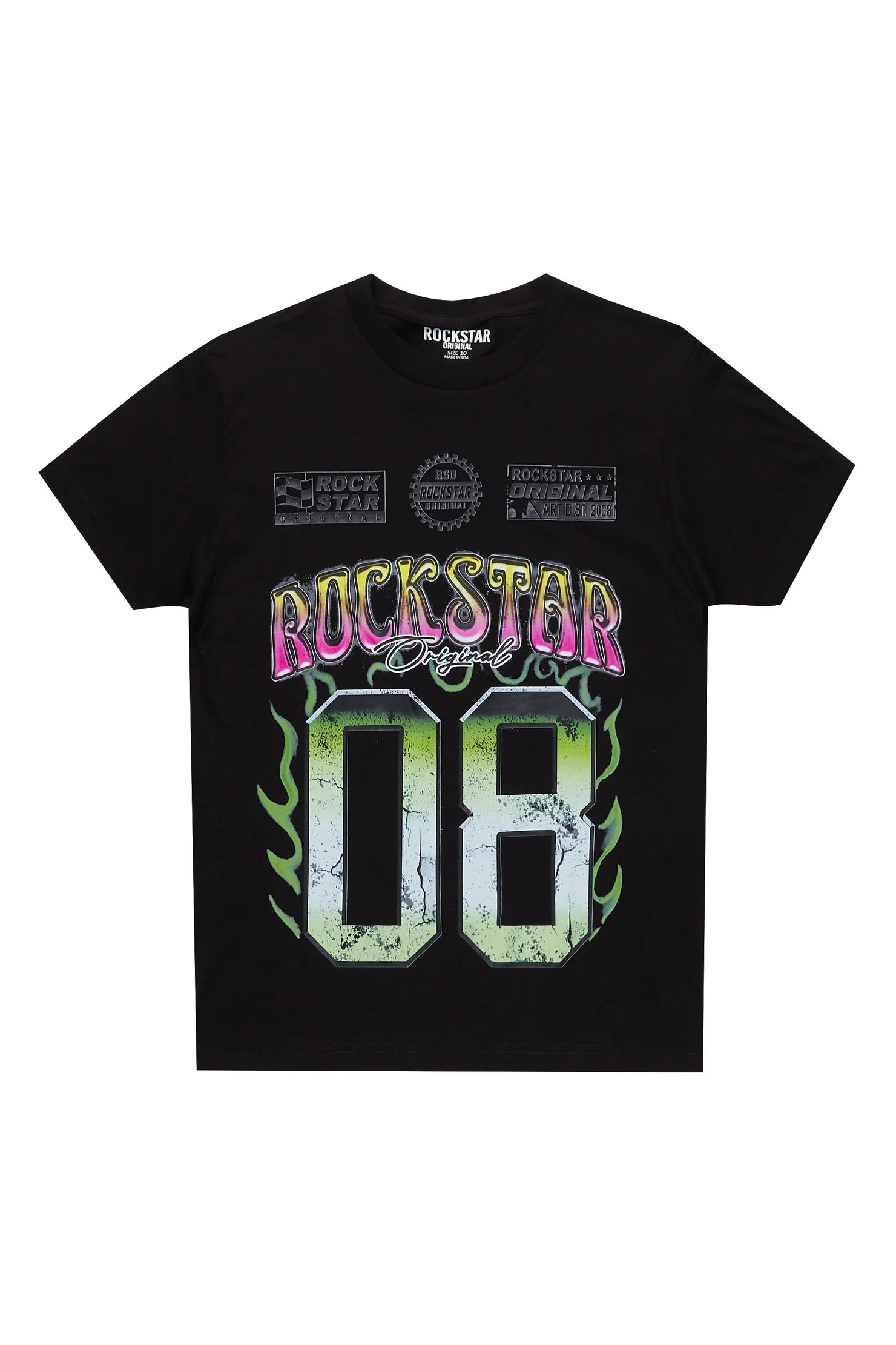 Boys Quito Black Graphic T-Shirt
