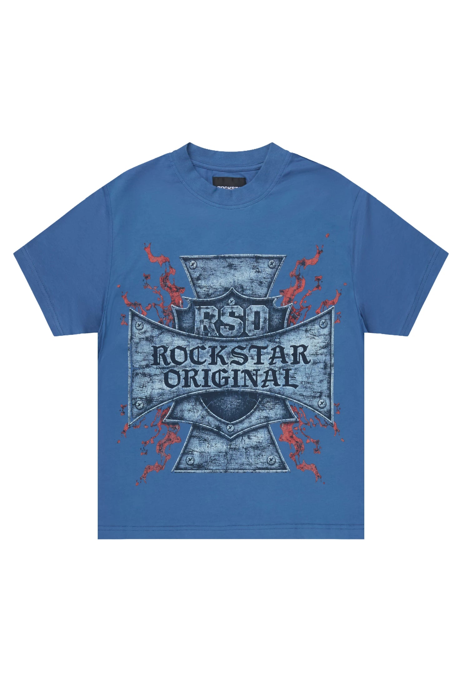 Boys Axton Navy Graphic T-Shirt