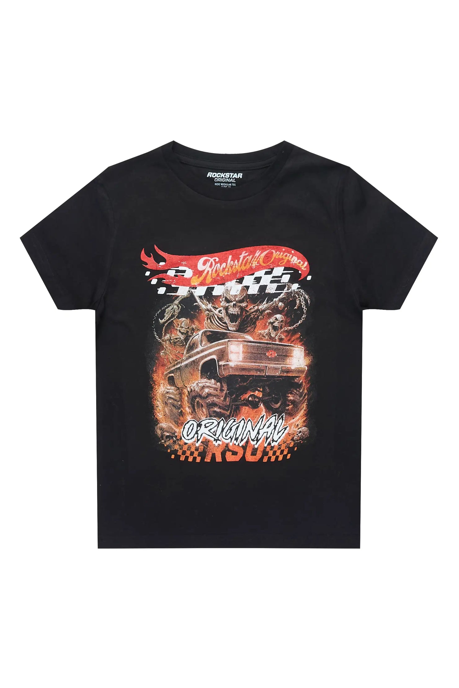 Boys Dreamer Black Graphic T-Shirt
