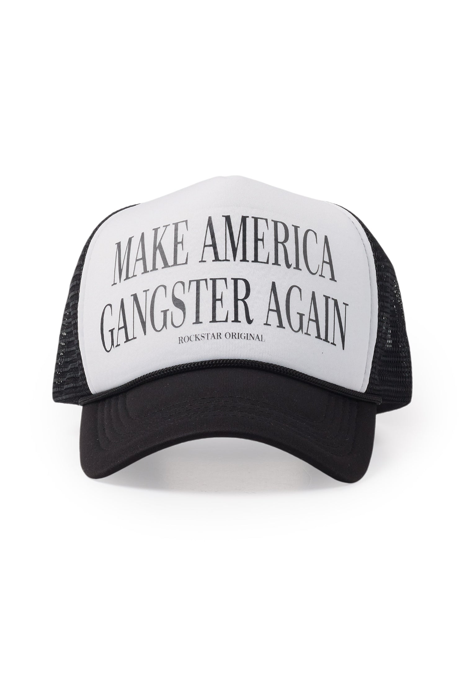 Nyokia White/Black Trucker Hat