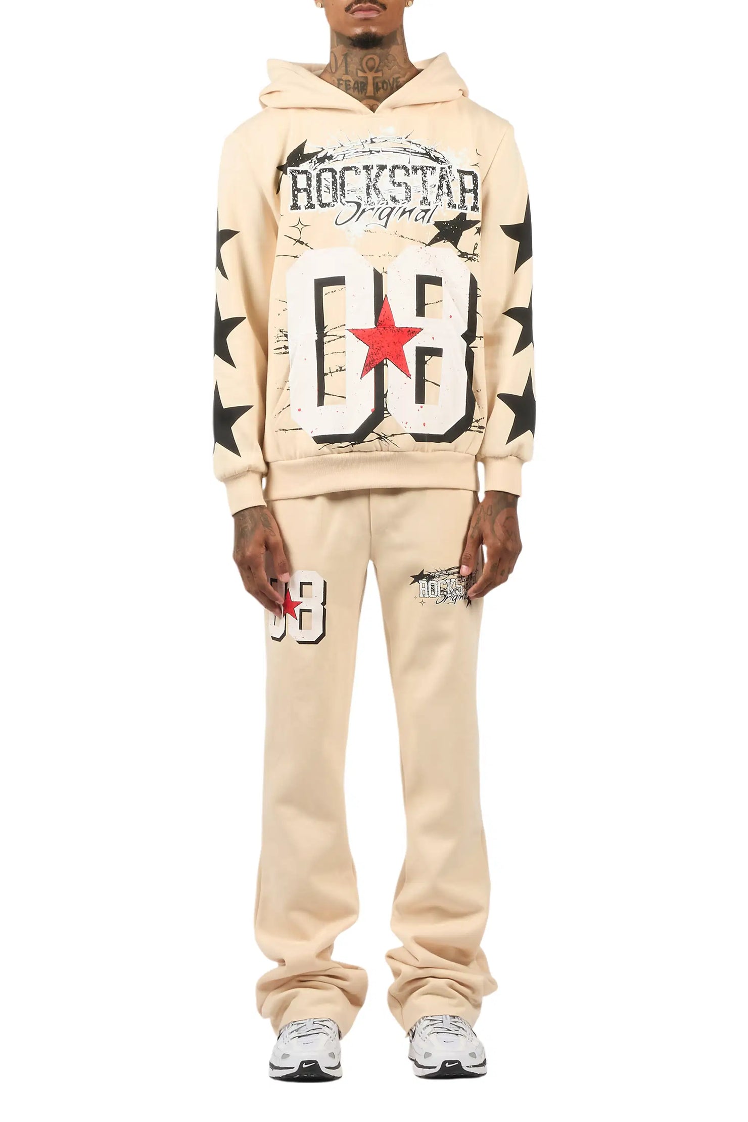 Allstar Beige Stacked Track Set