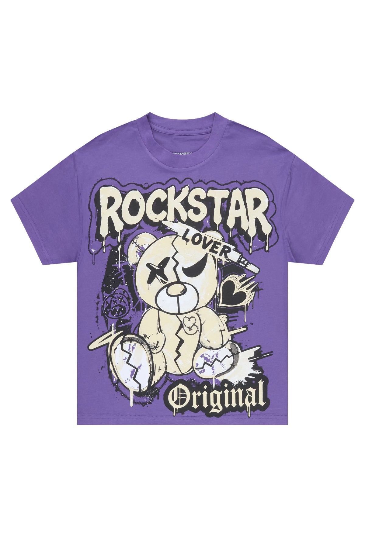 Girls Gia Purple Graphic T-Shirt