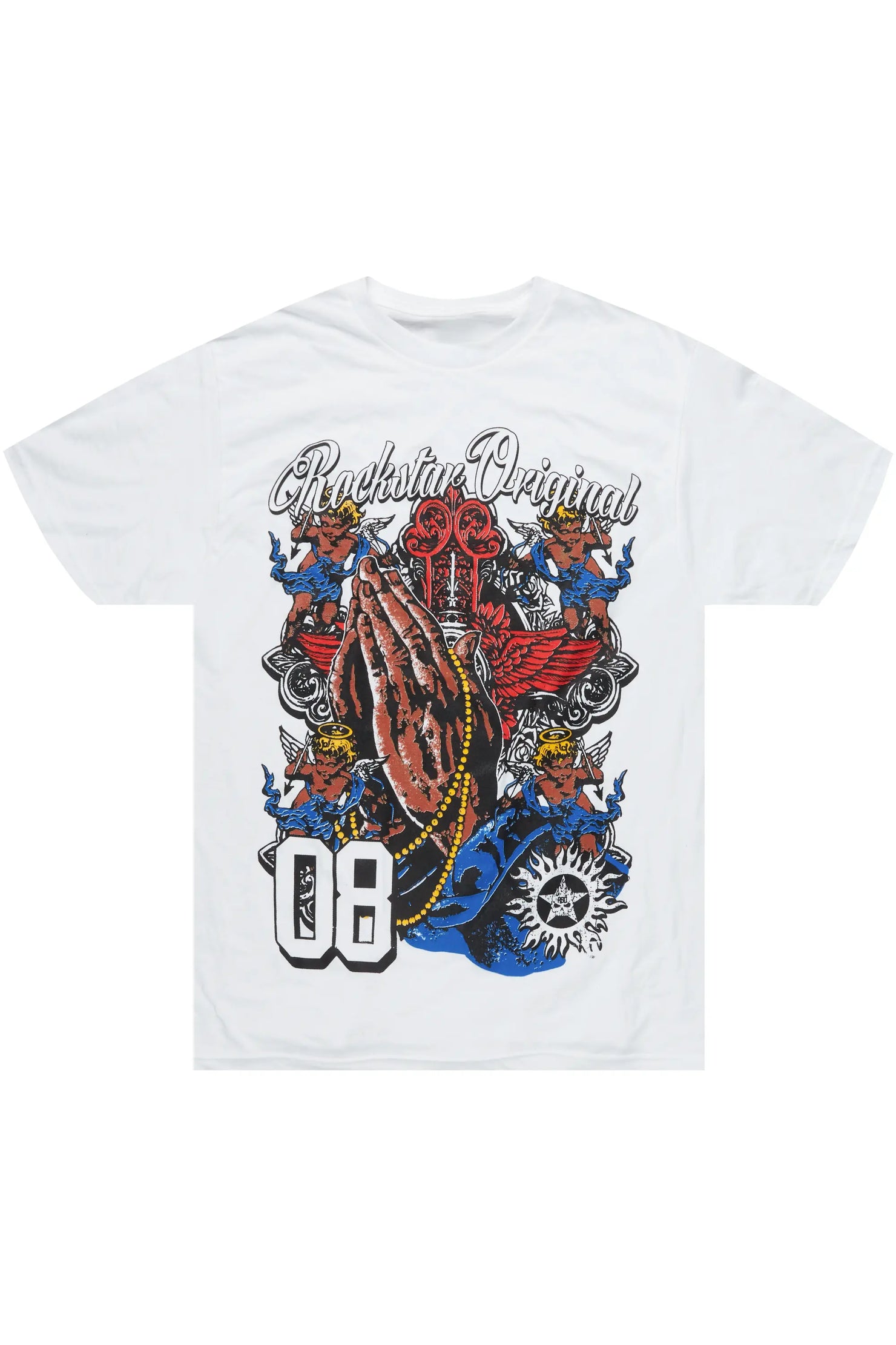 Slab White Graphic T-Shirt