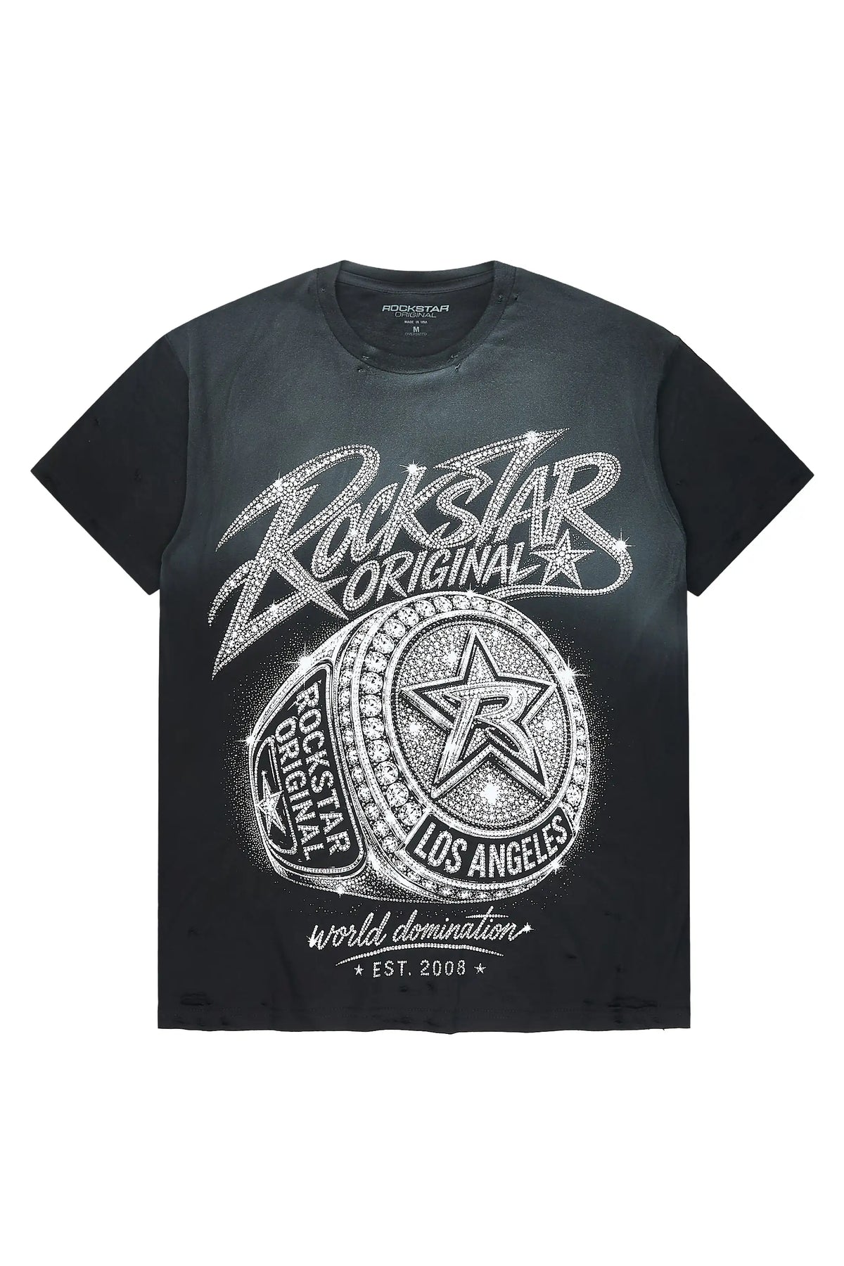 Danton Black Oversized Graphic T-Shirt