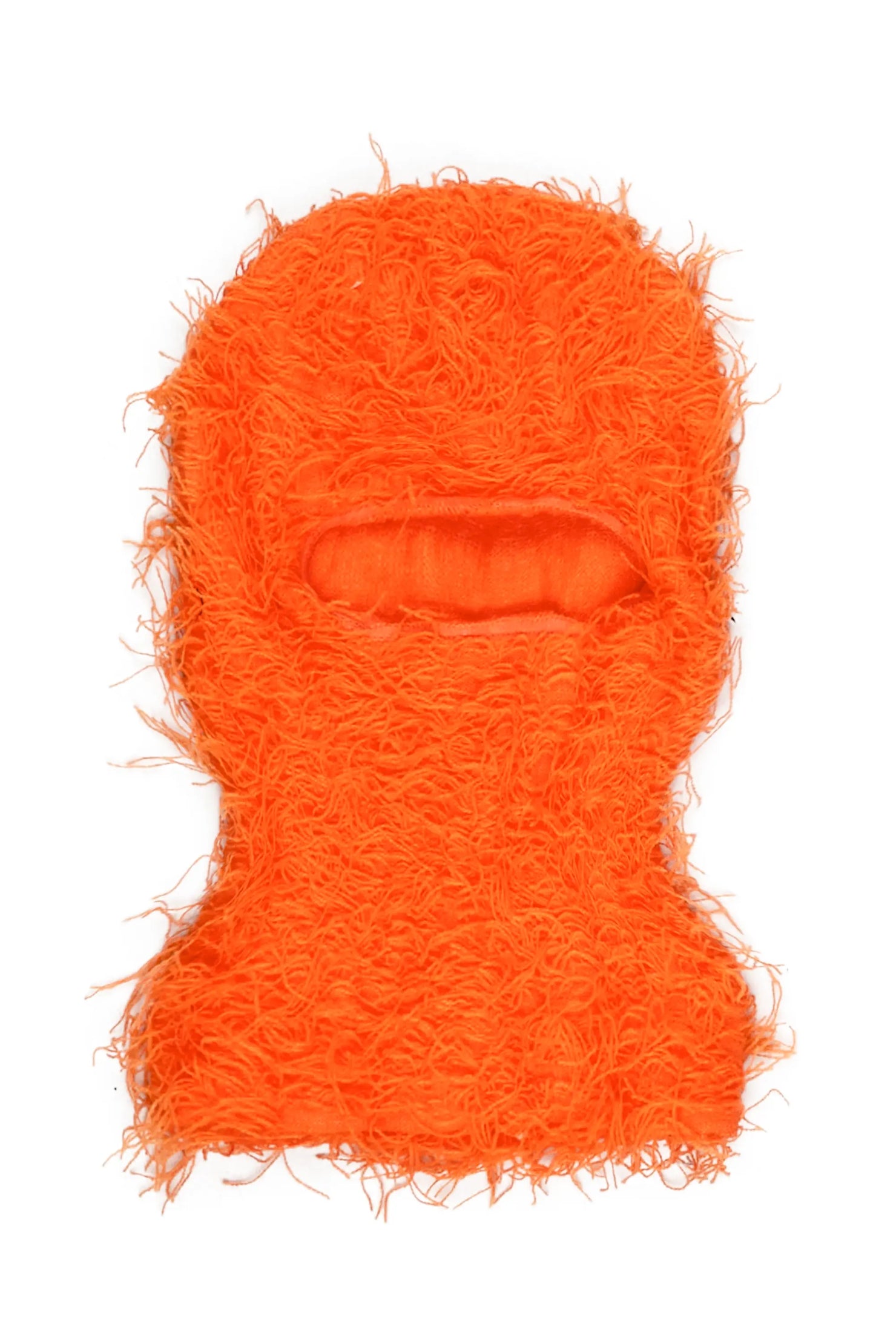 Otto Orange Fuzzy Ski Mask