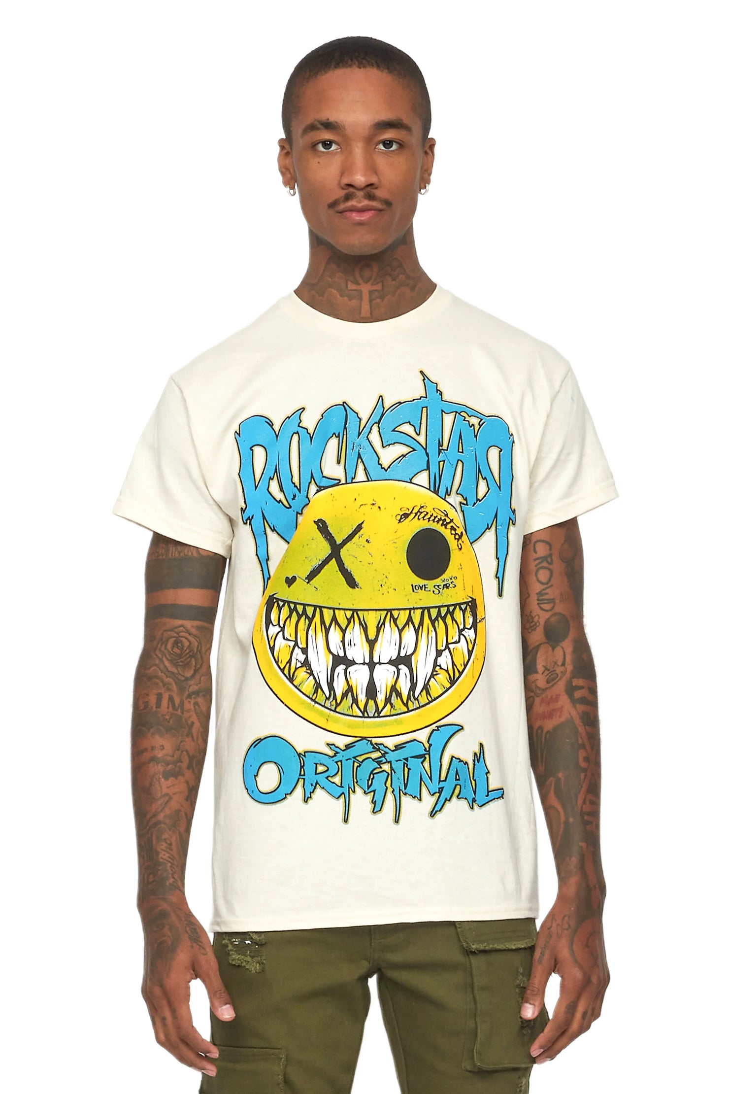 Fraust Cream Graphic T-Shirt