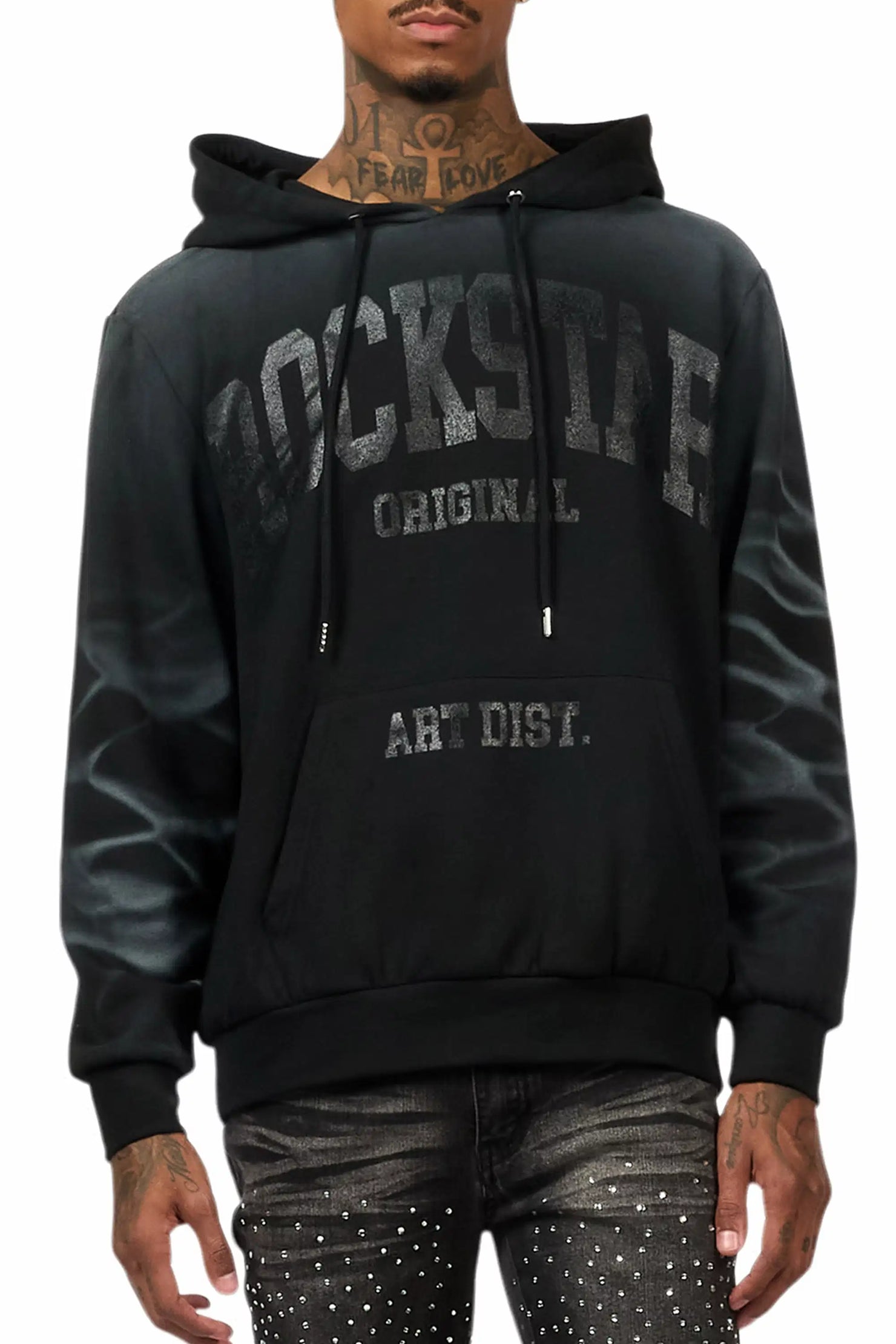 Nelly 2.0 Black Graphic Hoodie