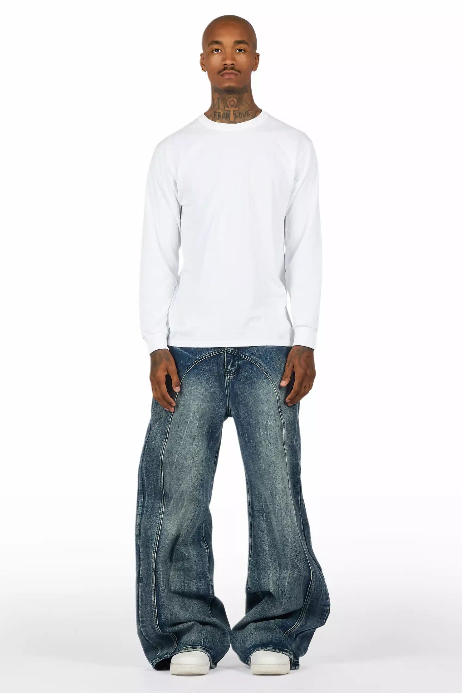 Ballen Blue Baggy Jeans