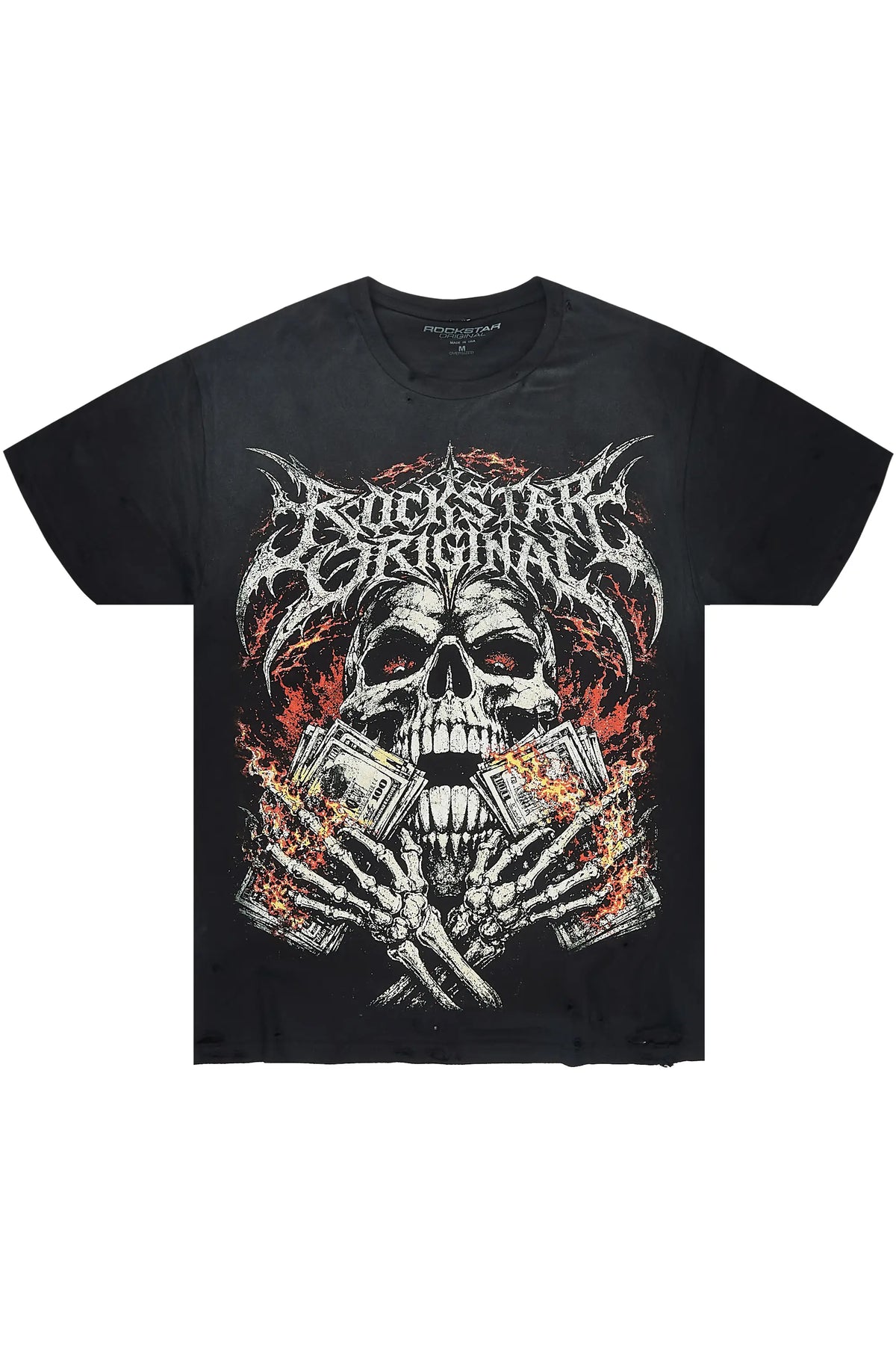 Tyriq Black Oversized Graphic T-Shirt