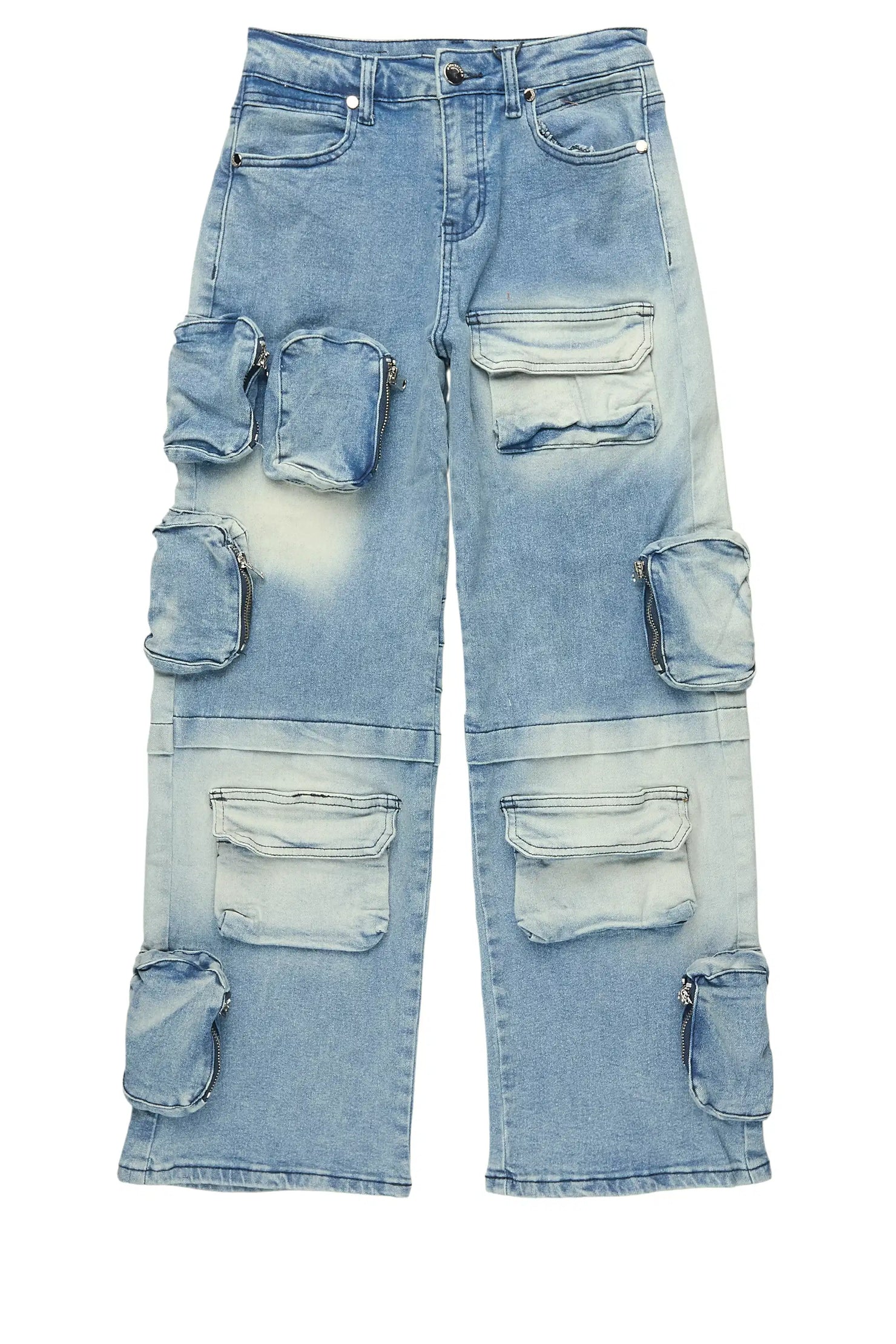 Boys Pocketeer Tint Baggy Fit Cargo Jean