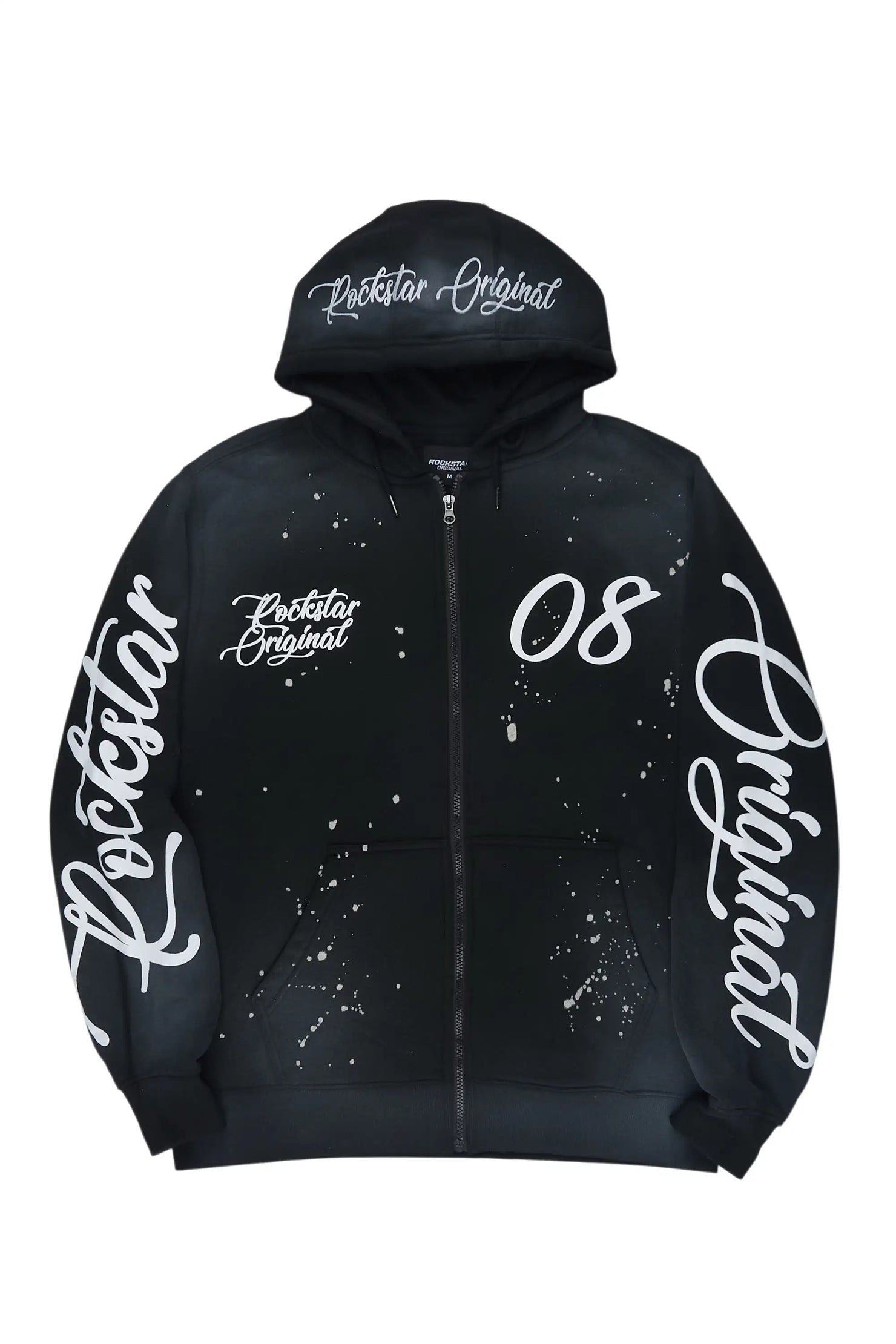 Nakesha 2.0 Vintage Black Zip Up Hoodie