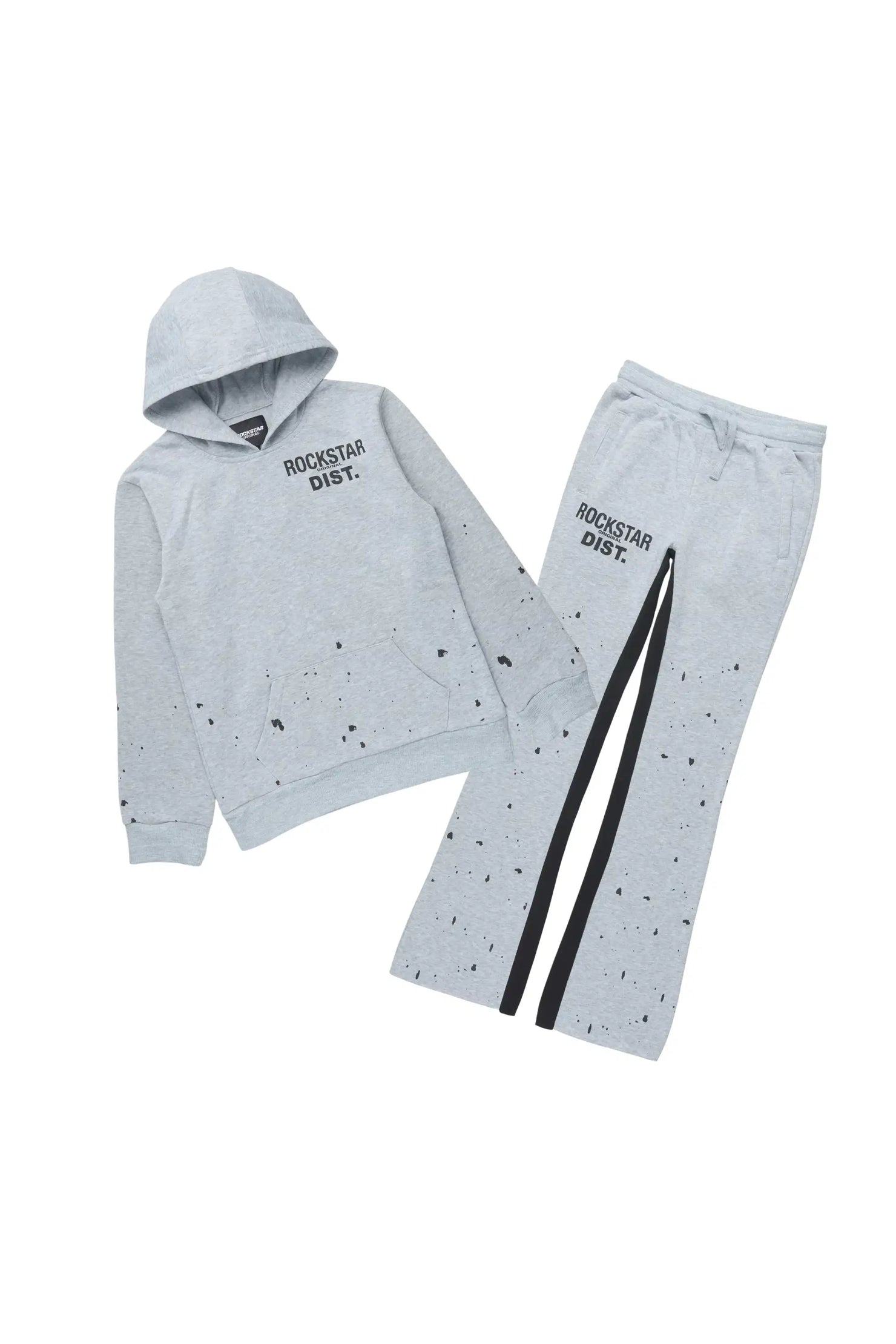 Boys Raffer Grey/Black Stacked Flare Track Set