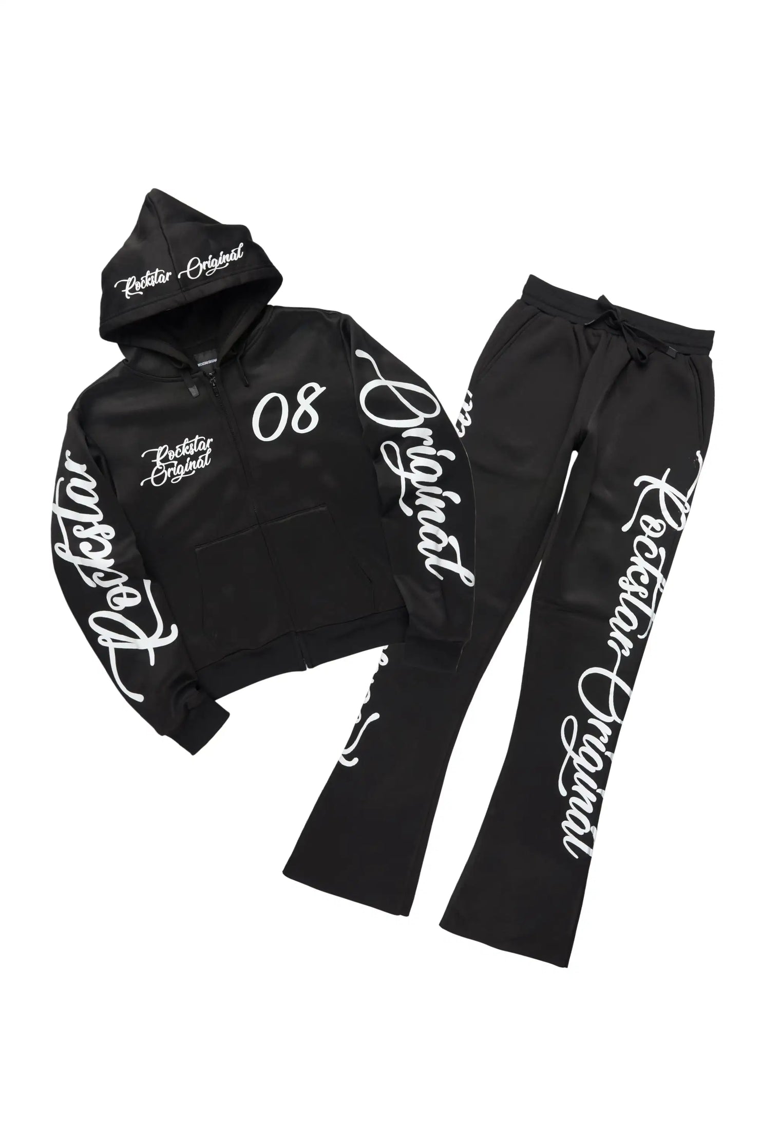 Nakesha Black Stacked Track Set