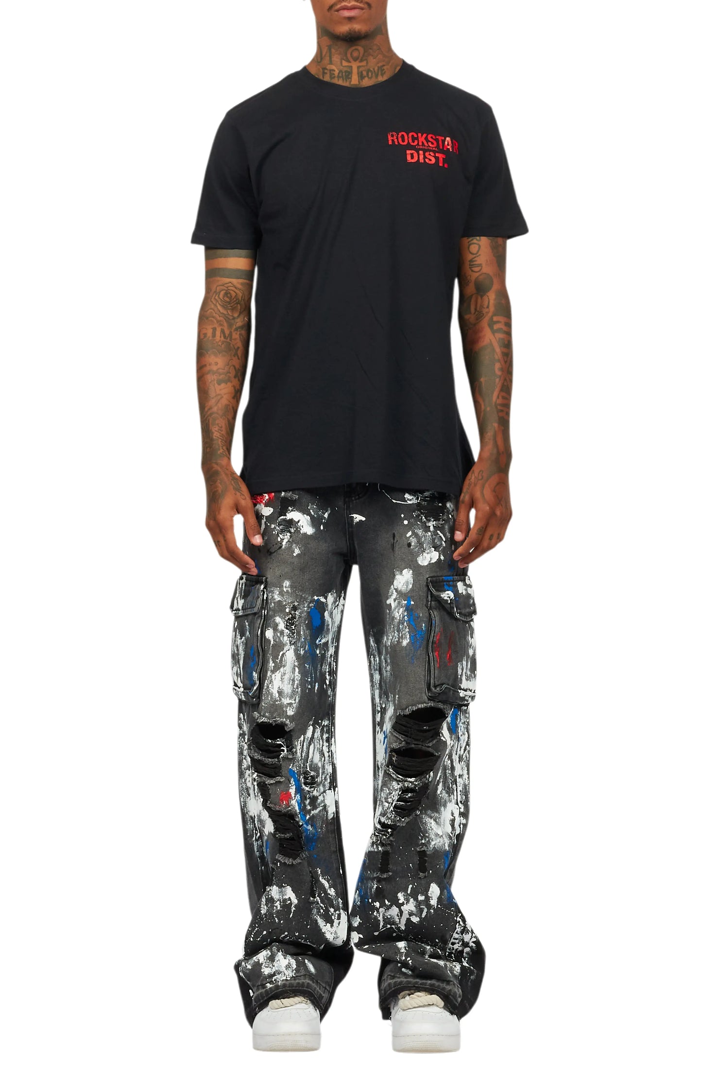 Dallin Grey Painter Baggy Cargo Jean