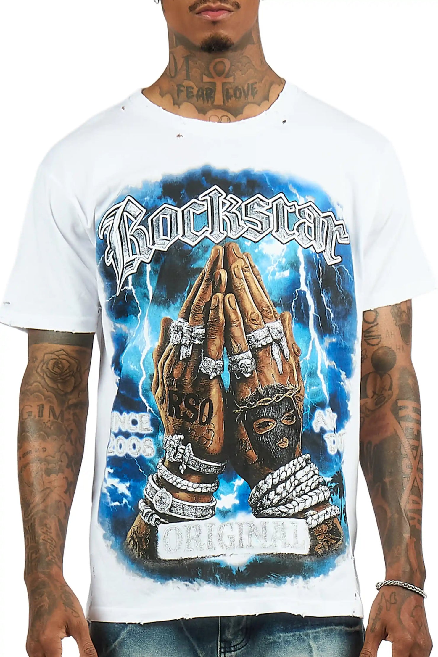 Thorne White Oversized Graphic T-Shirt