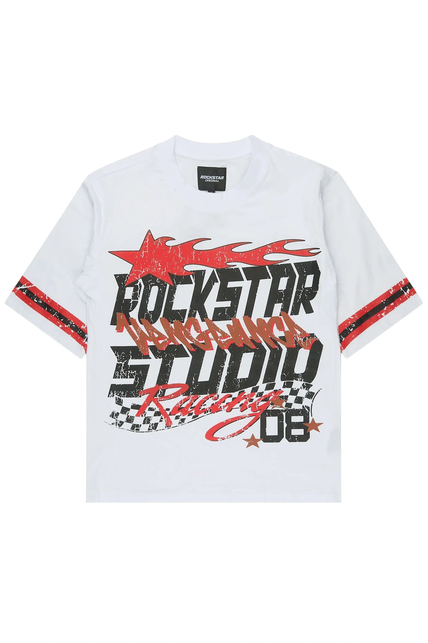 Boys Garo White Boxy T-Shirt