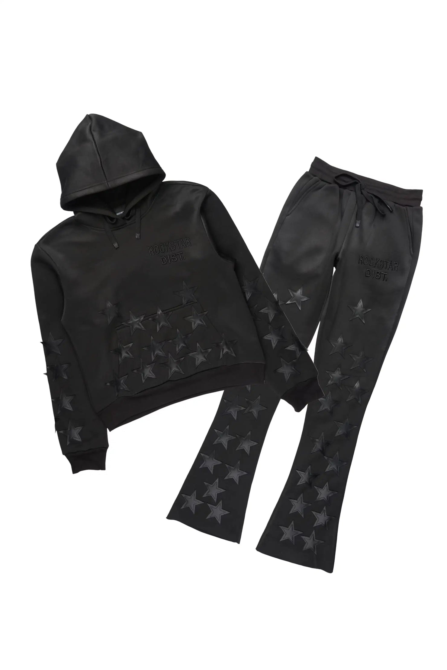Starlena Black Stacked Track Set