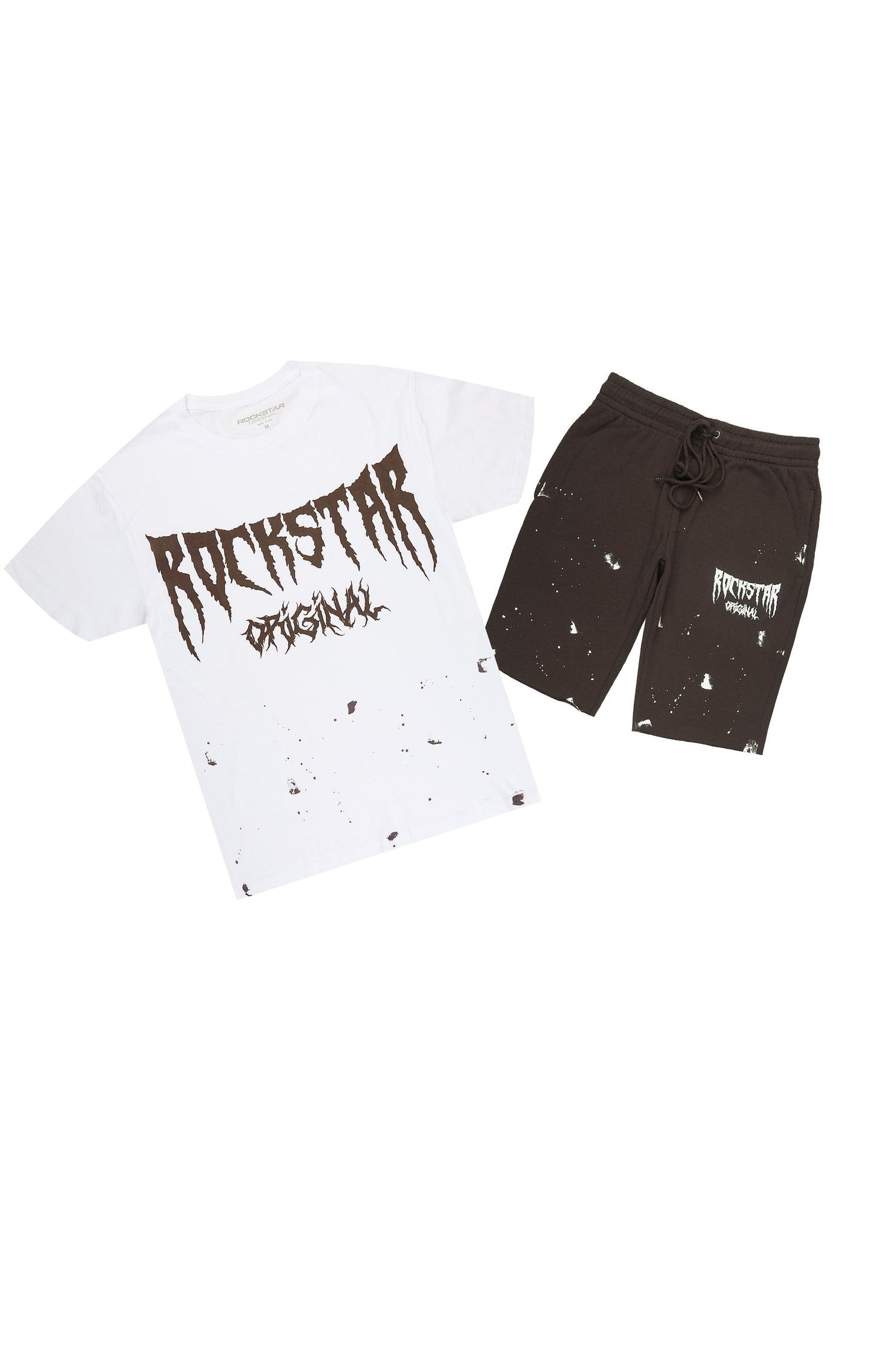 Twinkle White/Iron T-Shirt/Short Set