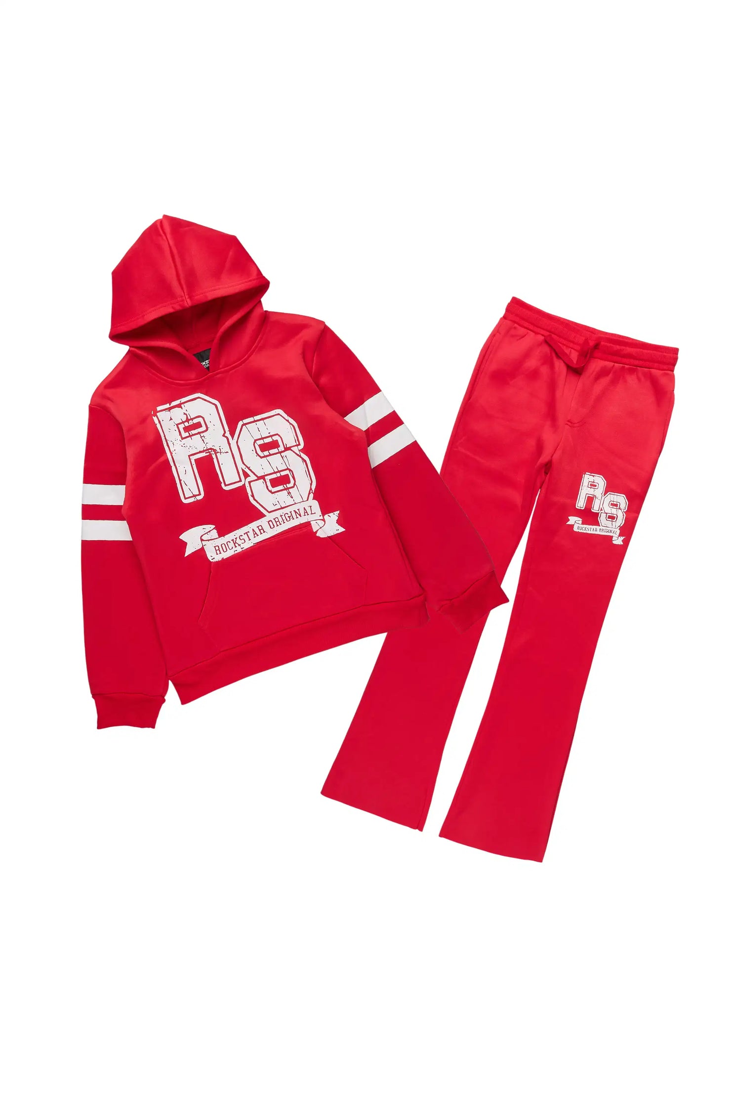 Boys Alik Red Stacked Track Set